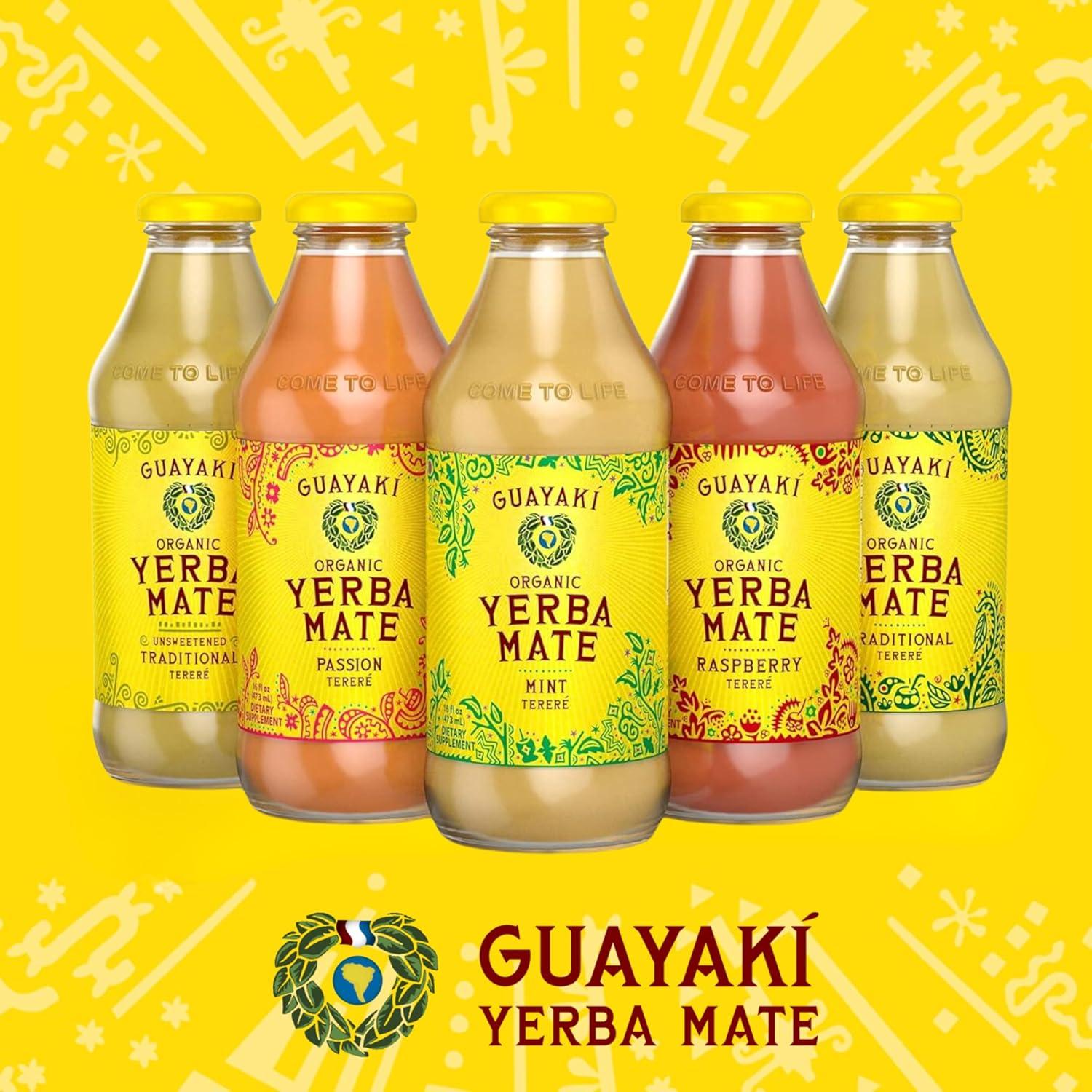 Guayaki Yerba Mate Orgánica Tereré Sin Azúcar 473 ml