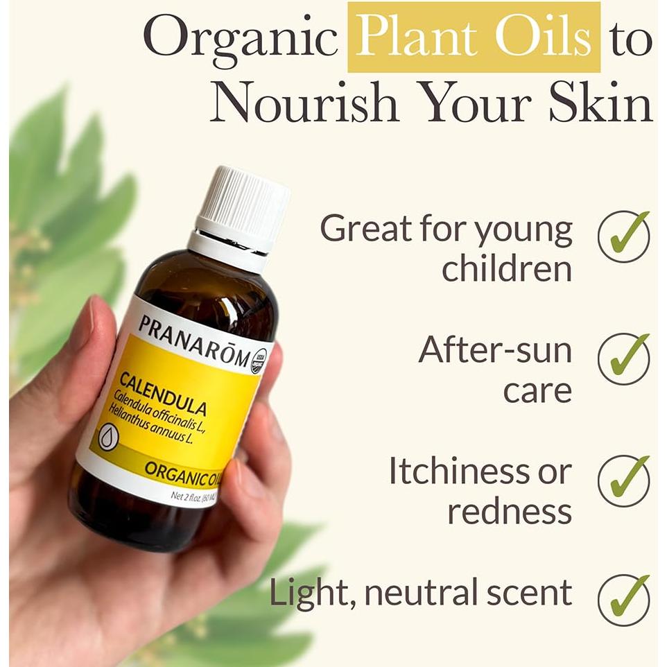 Aceite Vegetal Virgen de Caléndula Pranarom 60ml Orgánico