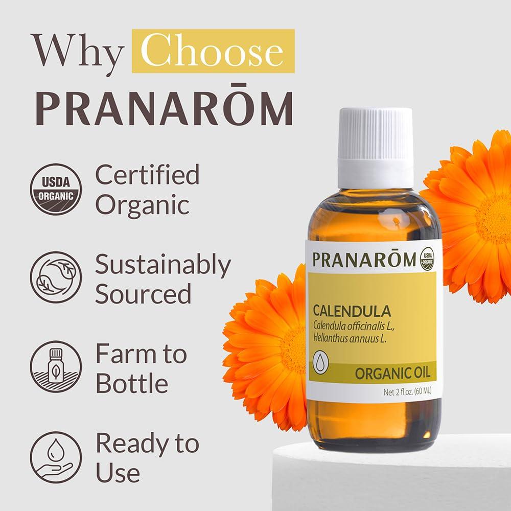 Aceite Vegetal Virgen de Caléndula Pranarom 60ml Orgánico