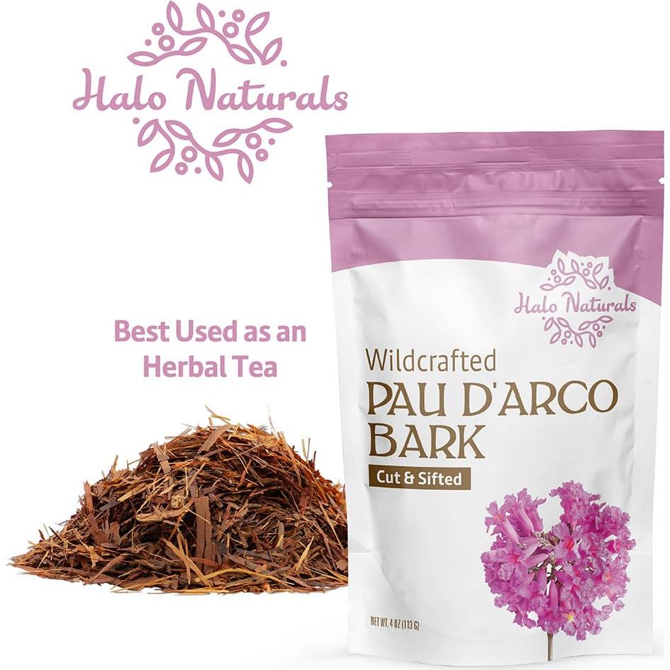 Corteza de Pau D'Arco Silvestre Halo Naturals 113g Bolsa