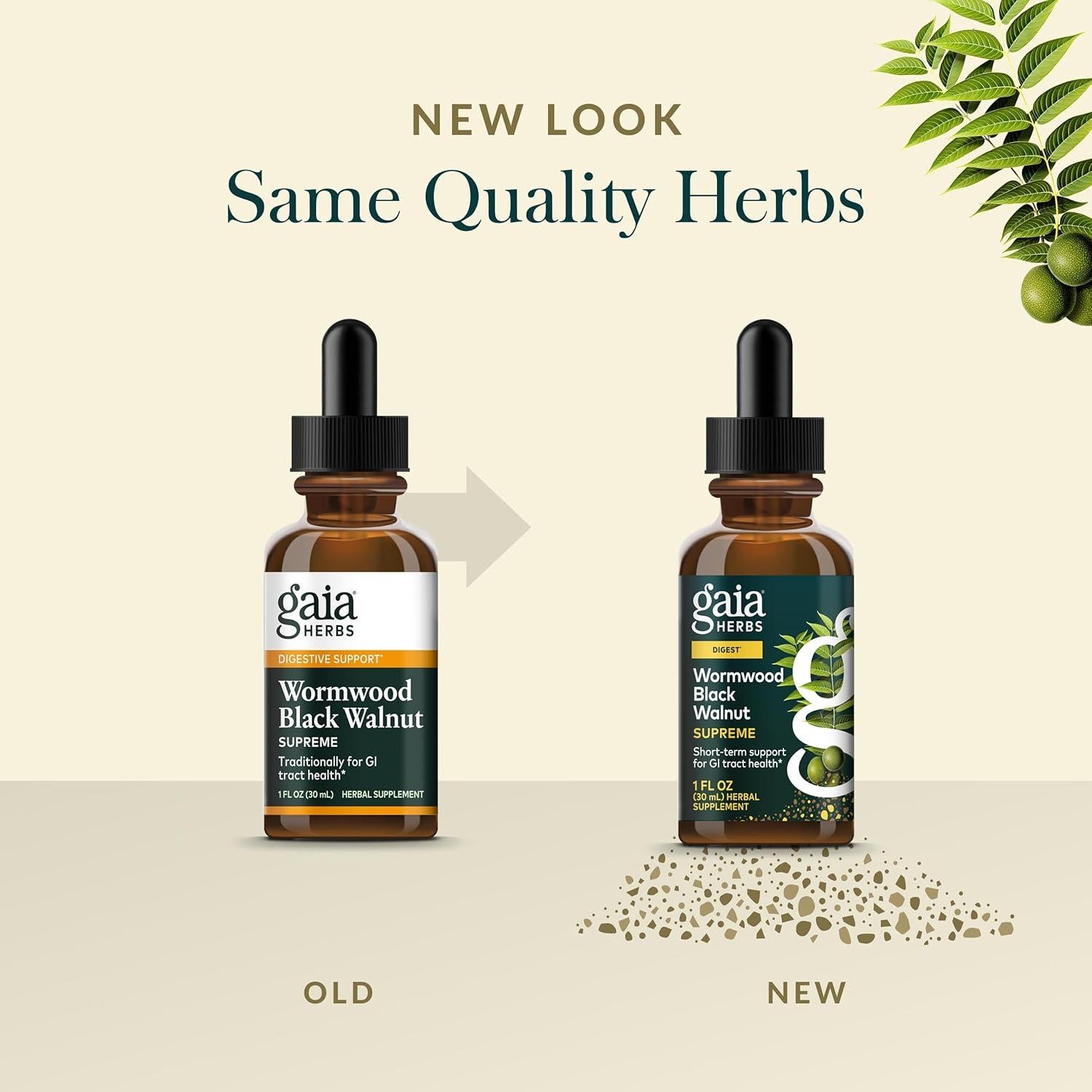 Extracto Líquido Ajenjo Nogal Negro Gaia Herbs 30 ml