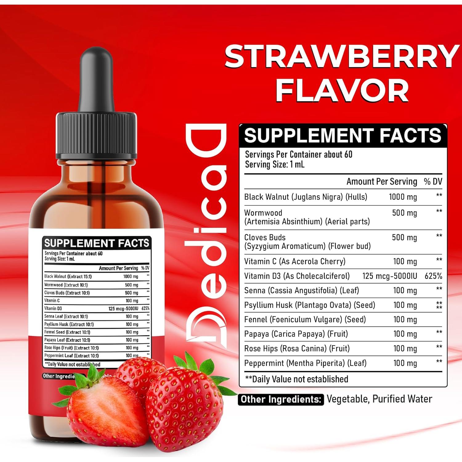 Suplemento Líquido 11en1 DEDICAD con Vitamina C y D3 - 60 ml