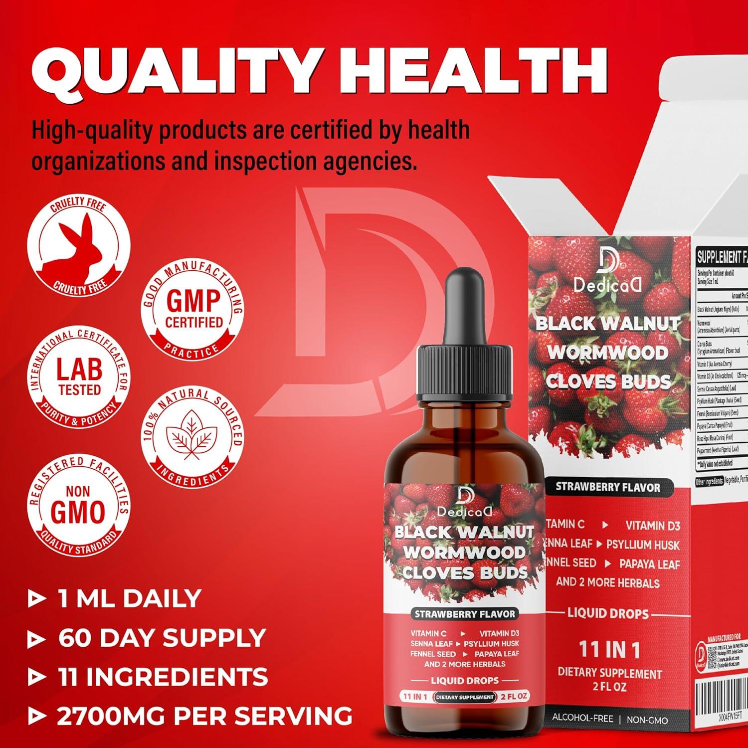 Suplemento Líquido 11en1 DEDICAD con Vitamina C y D3 - 60 ml