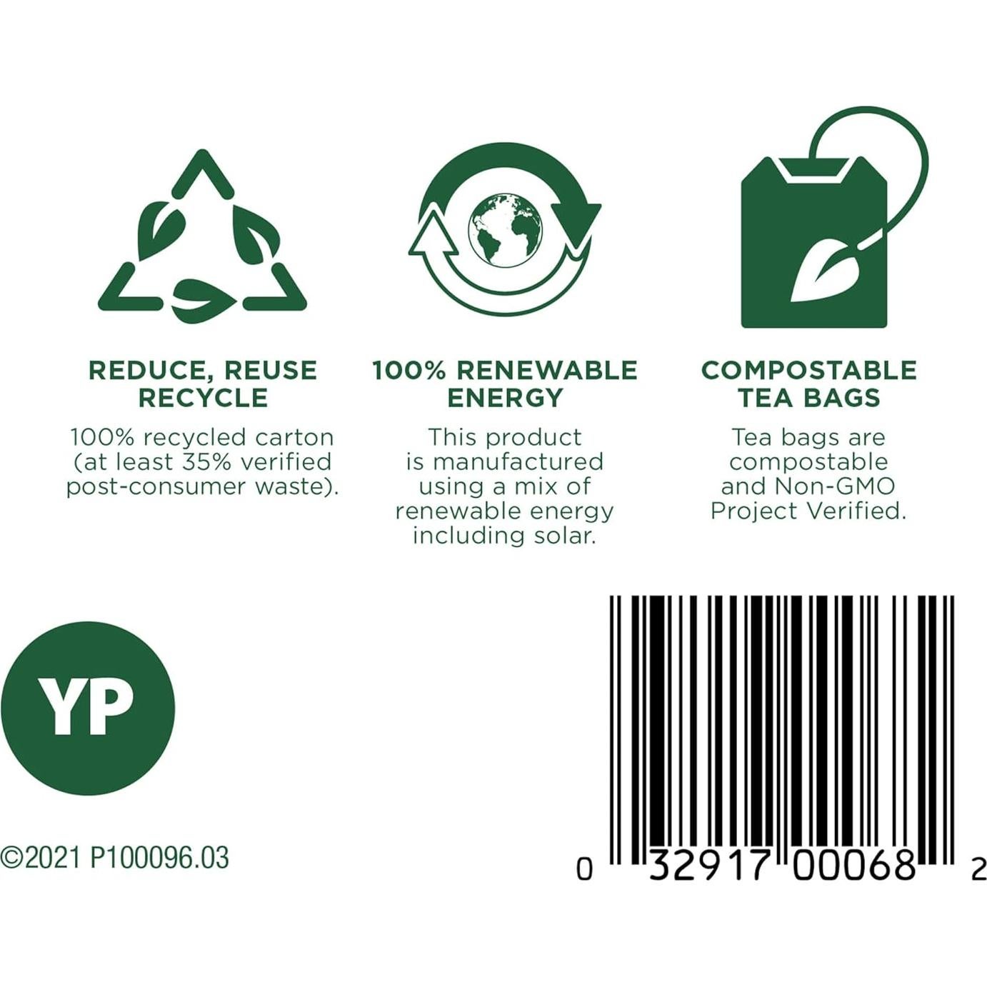 Té Herbal Pau d'Arco Amarillo Medicinales Tradicionales 48 Bolsitas