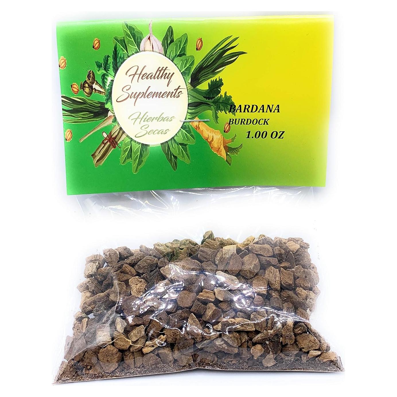 Raíz de Bardana 28.35 g 100% Natural Healthy Supplements