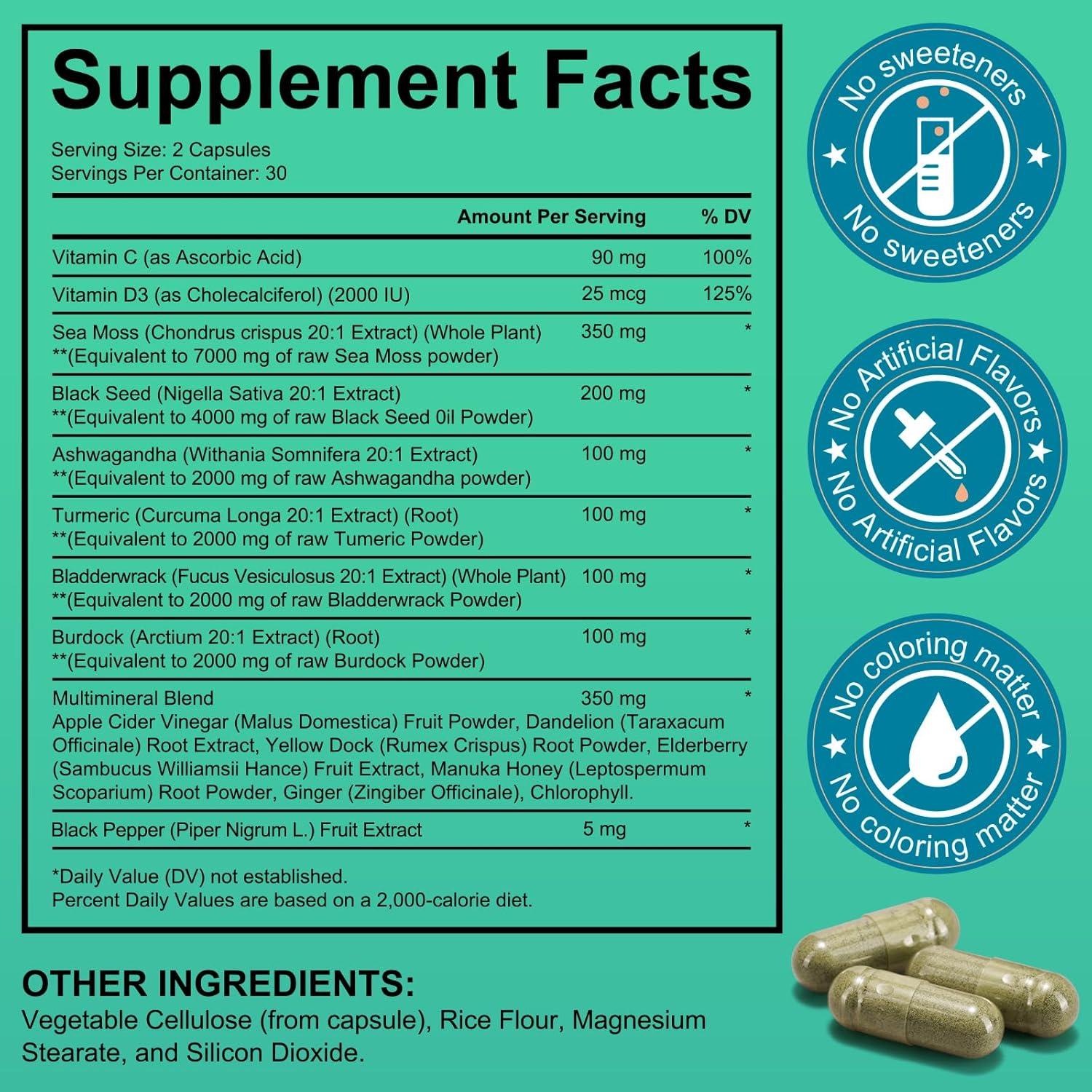 Suplemento Nutricional BKKTfBWK Aceite Semilla Negra 60 Cápsulas