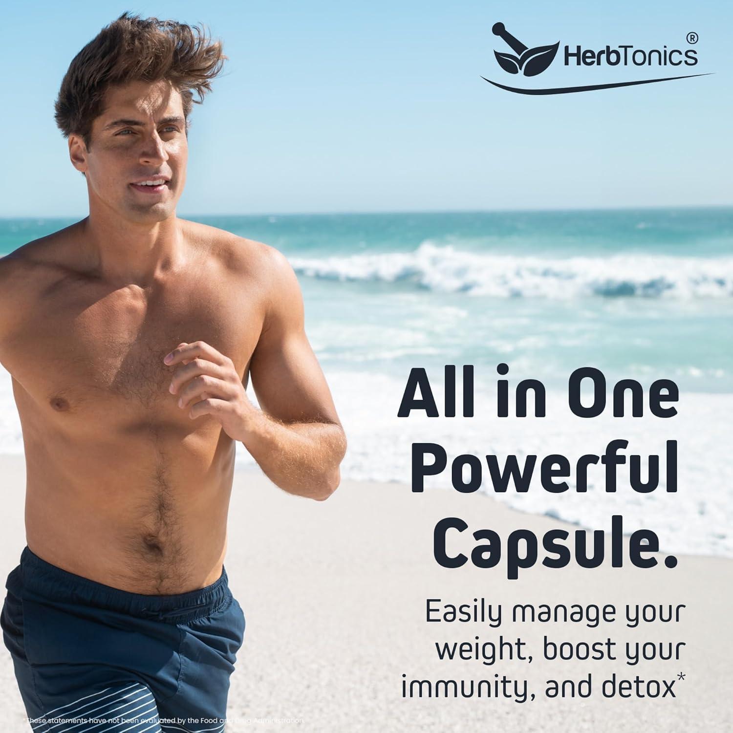 Cápsulas de Musgo Marino Herbtonics 60 Unidades - Inmunidad y Estrés