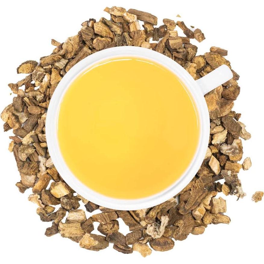 Té de raíz de bardana orgánica a granel 56.7g - Full Leaf Tea Co.