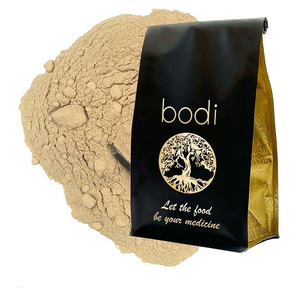Polvo de Raíz de Bardana Bodi 113g 100% Puro Natural
