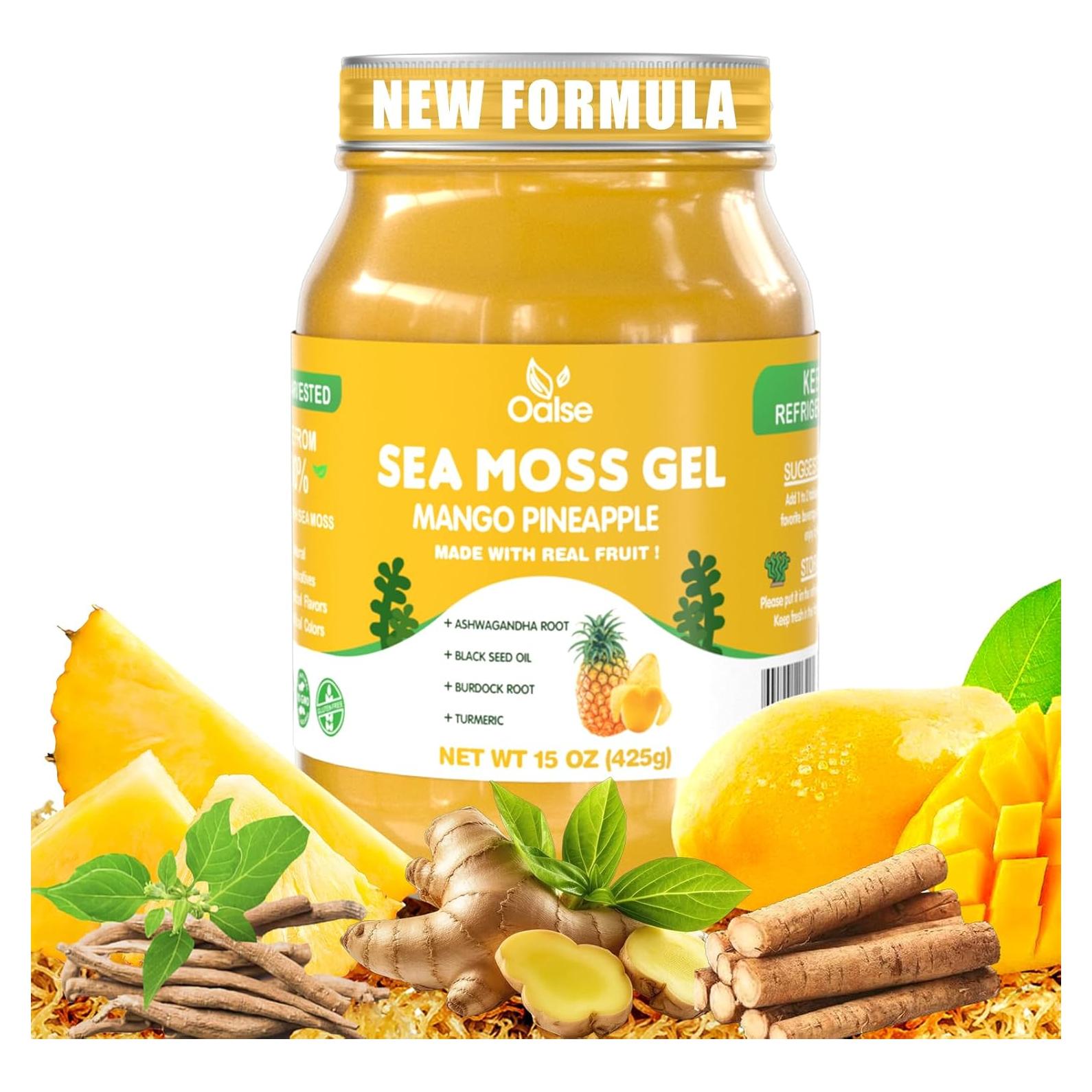 Gel de Musgo Marino Irlandés OALSE 425g Mango Piña Vegano