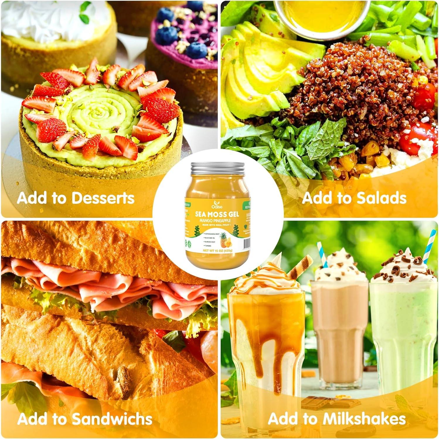 Gel de Musgo Marino Irlandés OALSE 425g Mango Piña Vegano