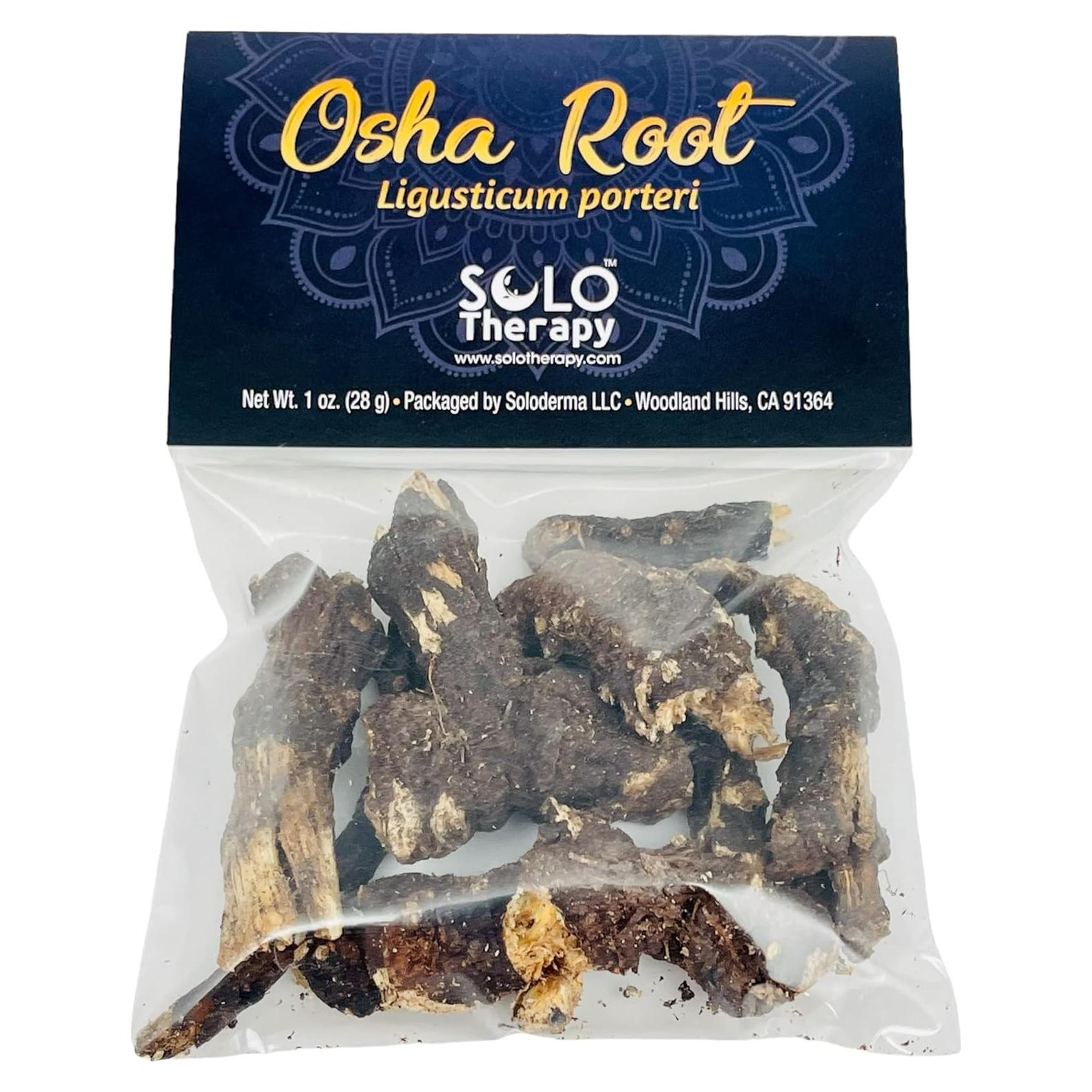 Raíz de Osha Entera 28.35g - Solo Therapy, Protección y Suerte