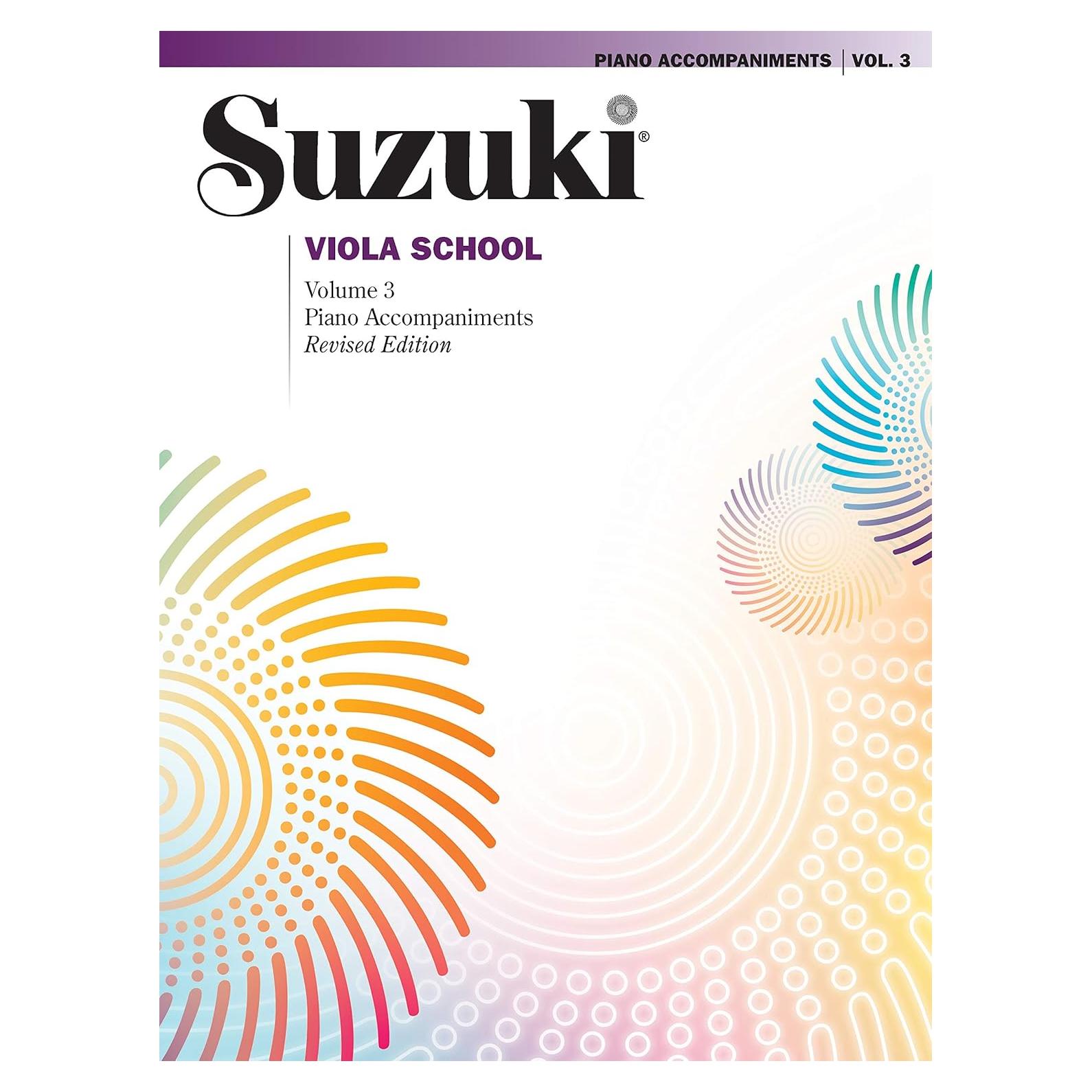 Suzuki Viola School, Piano Accompaniment (Suzuki Method International) (Suzuki Viola School, Vol 3)