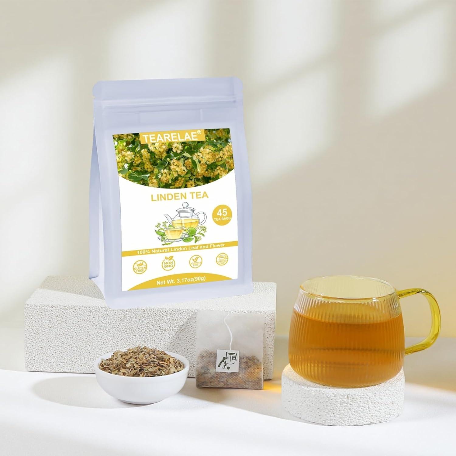 Té de Tilo TEARELAE 45 Bolsitas Sin Cafeína Natural