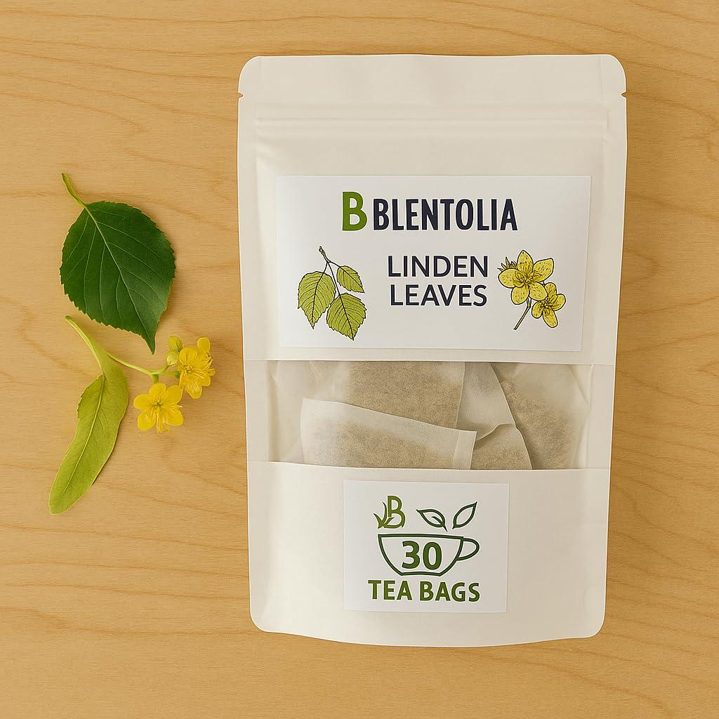 Té de Hierbas Blentolia de Tilo 100% Natural - 30 Bolsitas