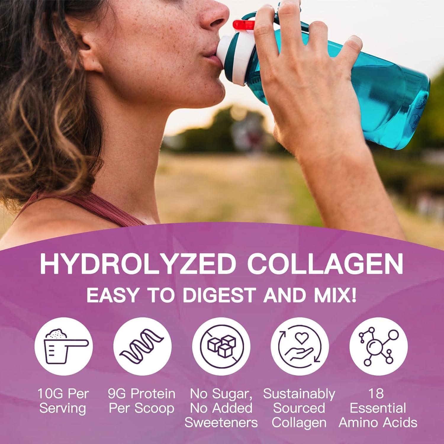 ZEBORA Polvo de Colágeno Múltiple 348.7g - Salud Piel y Cabello