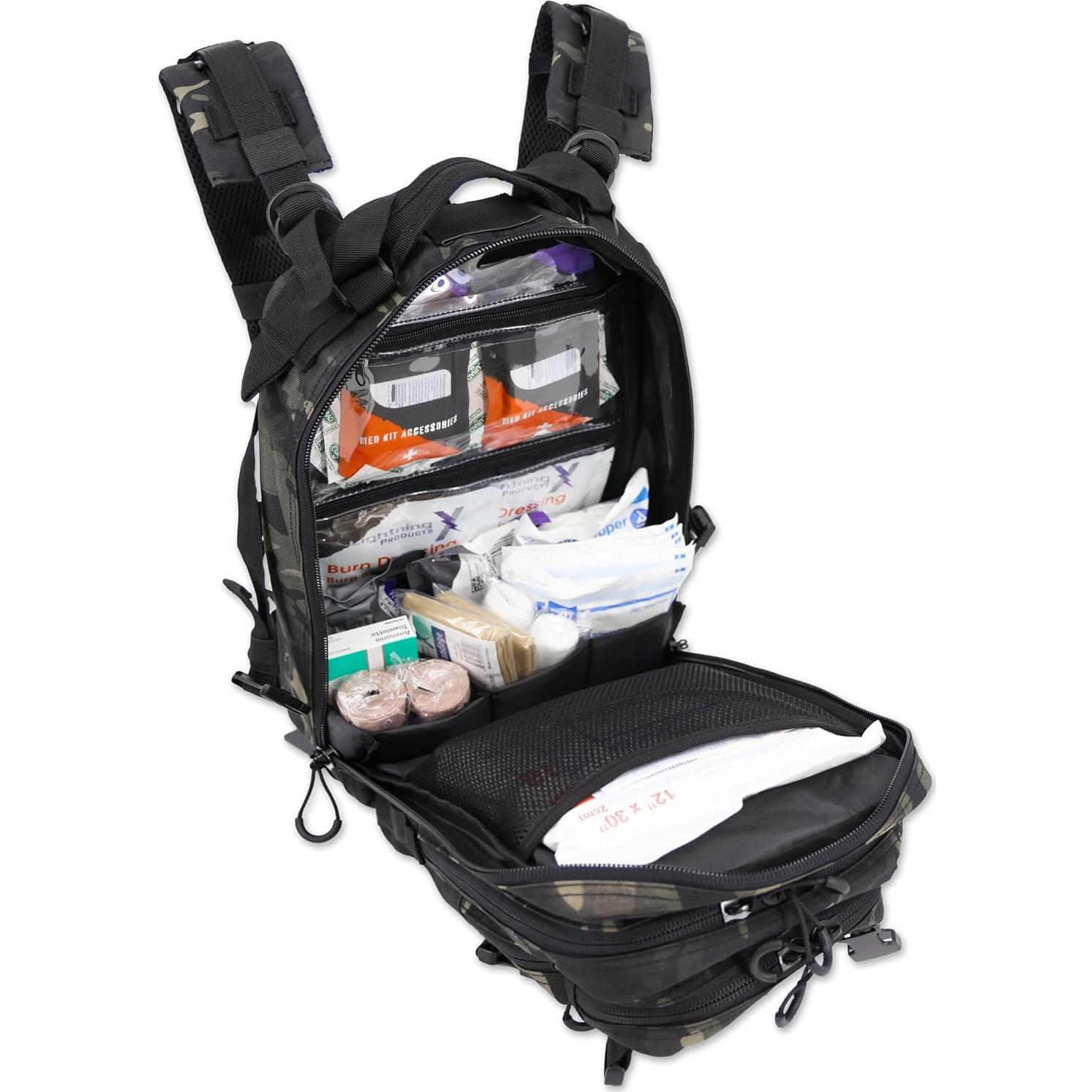 Mochila Médica de Primeros Auxilios Lightning X LXPB89 33x23x46cm