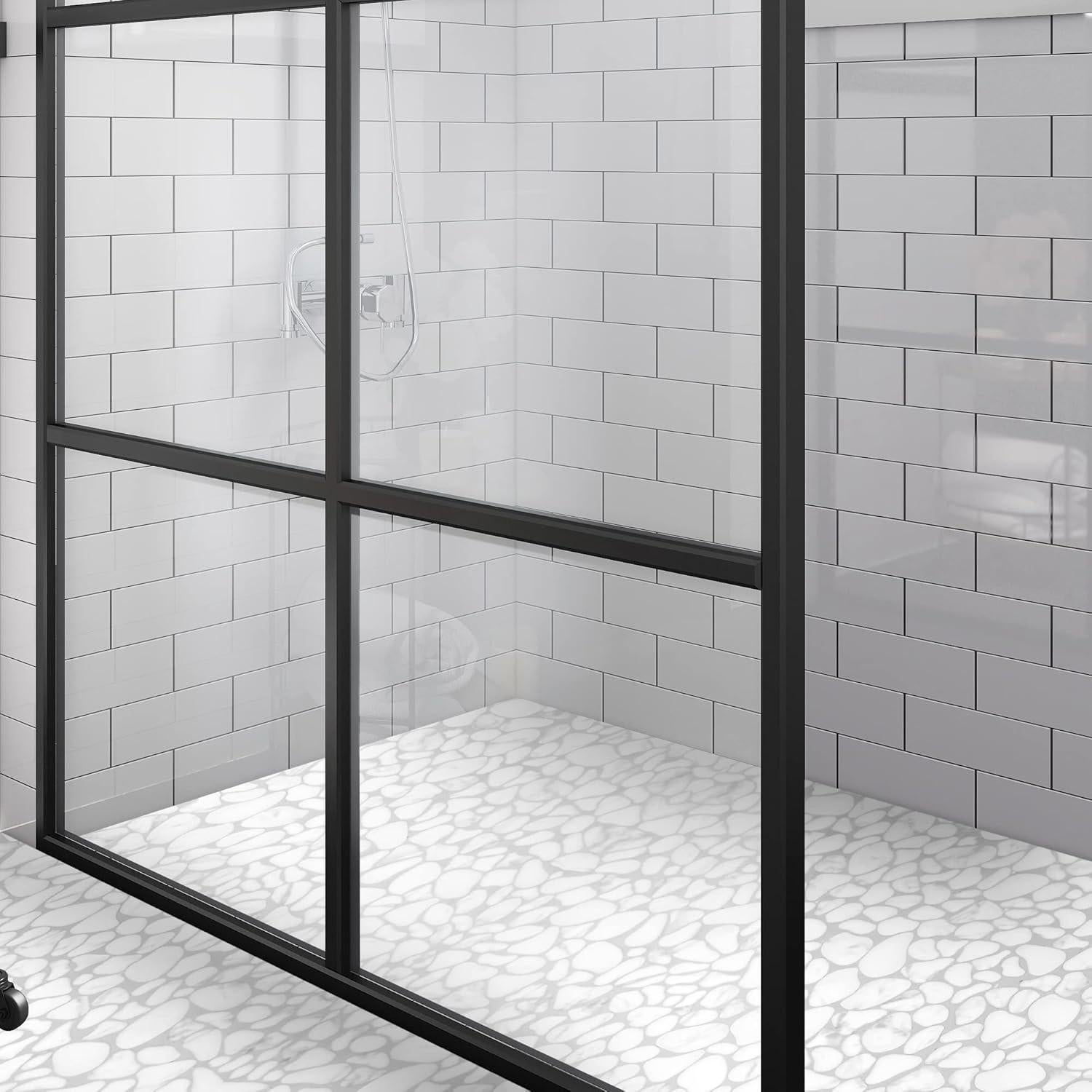 Baldosa de Guijarros Sunwings 10 Hojas Blanco Carrara 27x27cm