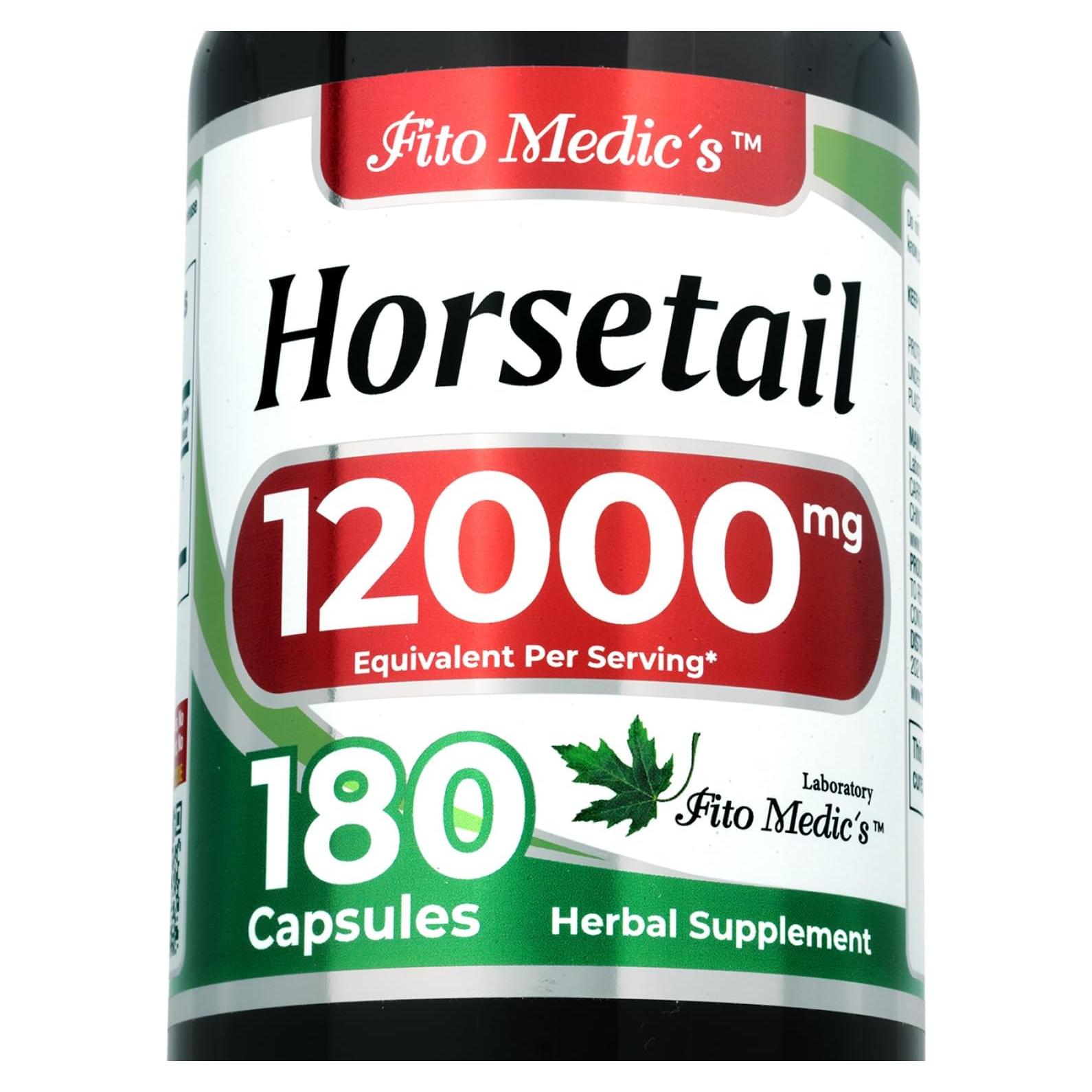 Cápsulas de Cola de Caballo FITO MEDIC'S 180 Unidades 600 mg