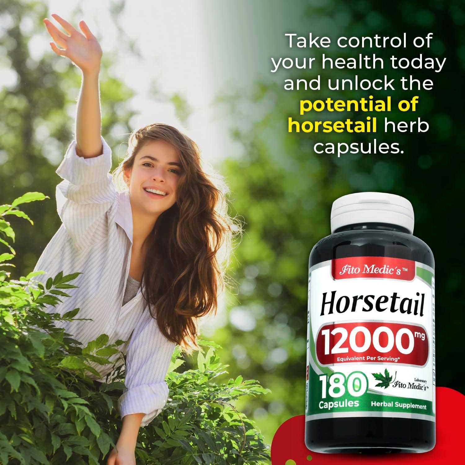 Cápsulas de Cola de Caballo FITO MEDIC'S 180 Unidades 600 mg