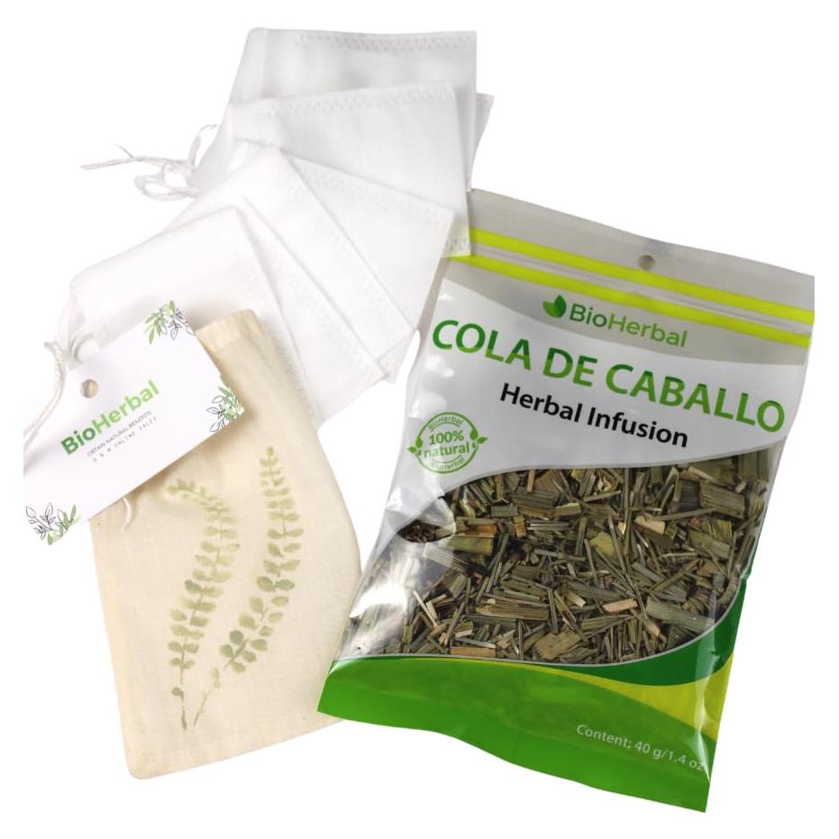 Té de Cola de Caballo Bio Herbal 40g + 15 Bolsitas Desechables