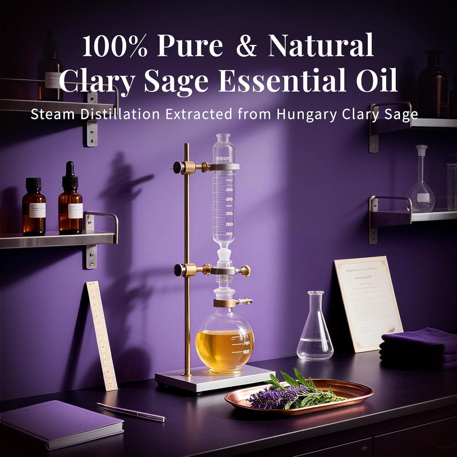 Aceite Esencial de Salvia Clary SU JUABA 118ml 100% Puro Natural