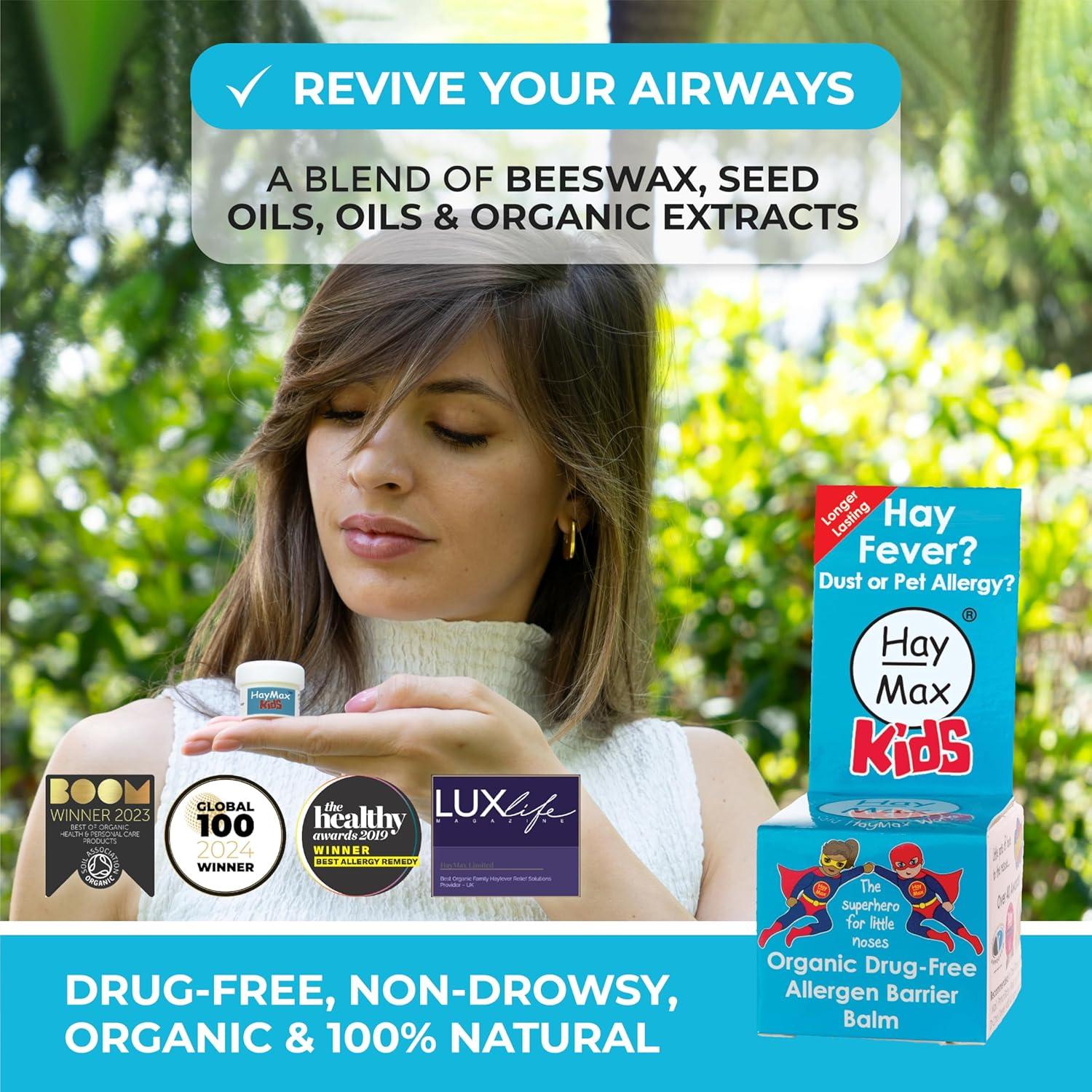 Bálsamo Barrera de Alergenos HayMax para Niños 5ml Orgánico