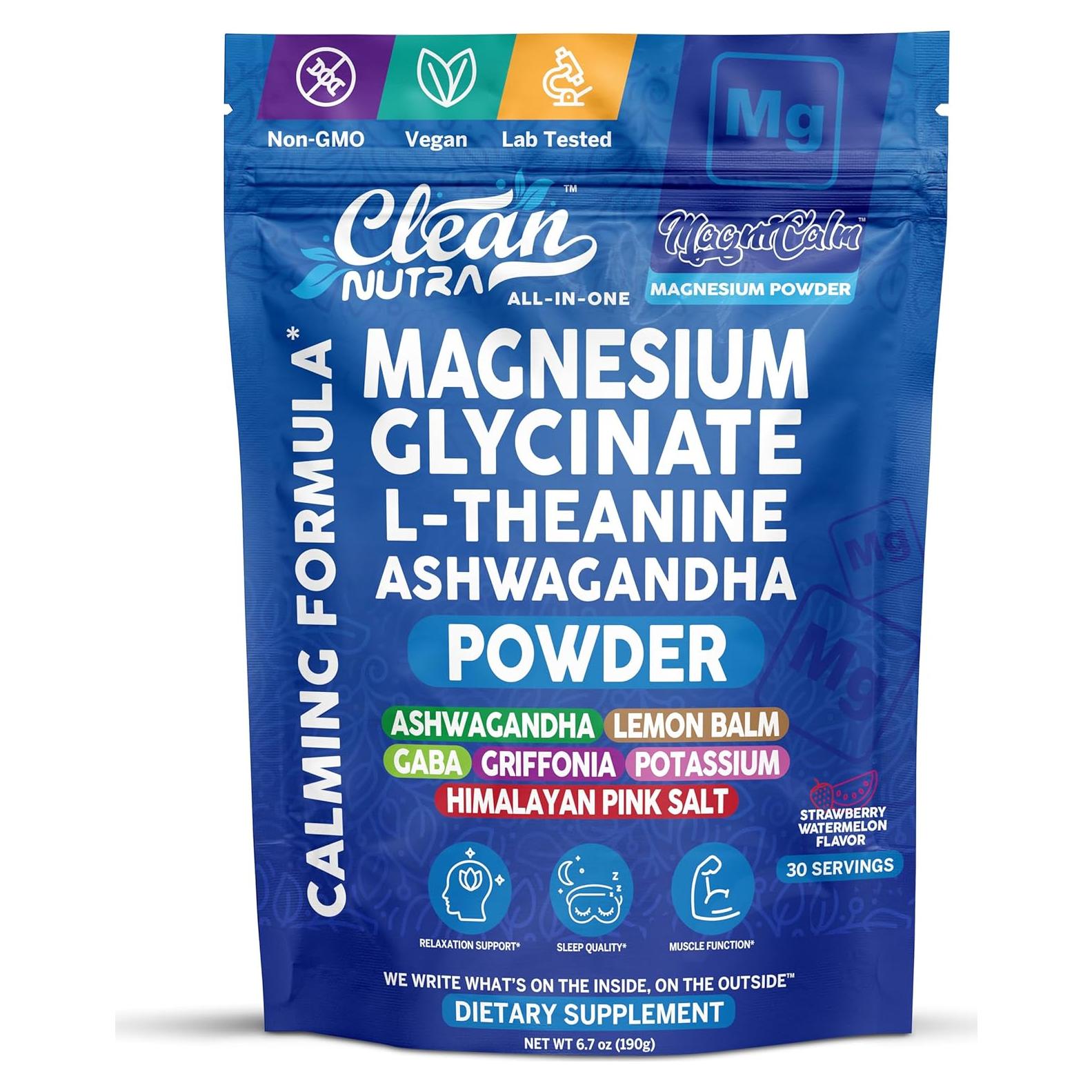 Suplemento en Polvo Calmante Clean Nutraceuticals 30 Porciones