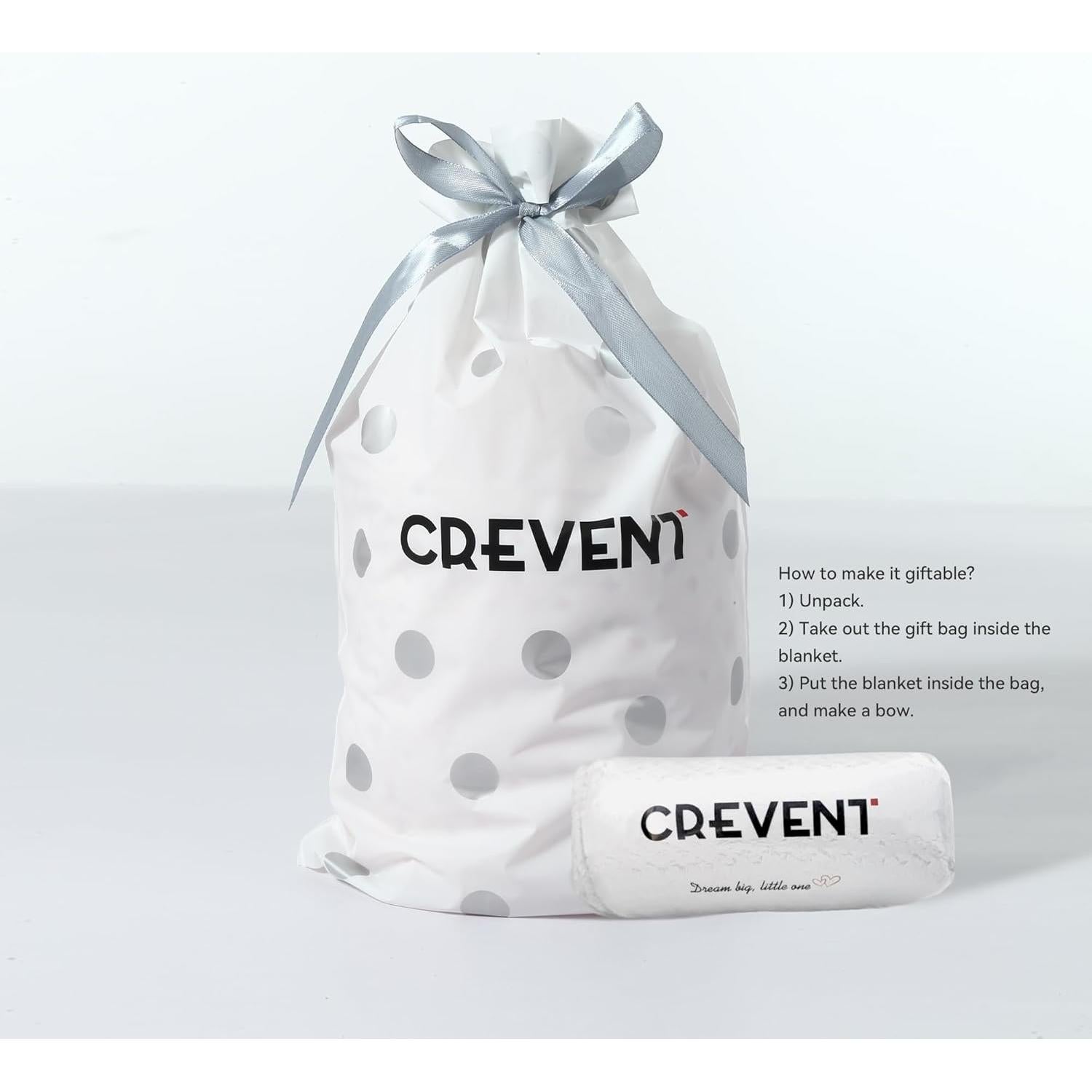 Manta Sensorial para Bebés CREVENT 10x10 cm con Etiquetas