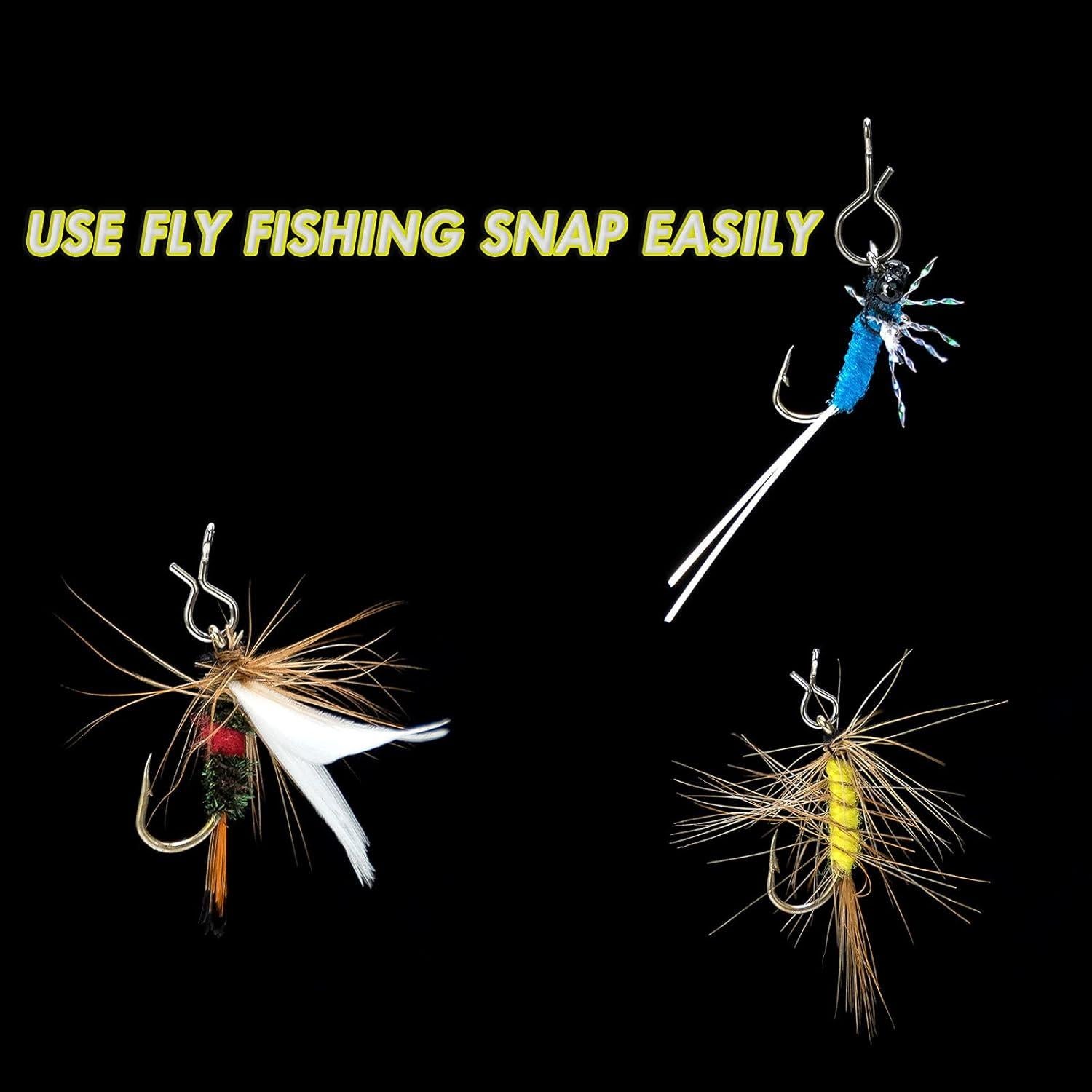 150 Clips de Pesca con Mosca Alwonder Acero Inoxidable