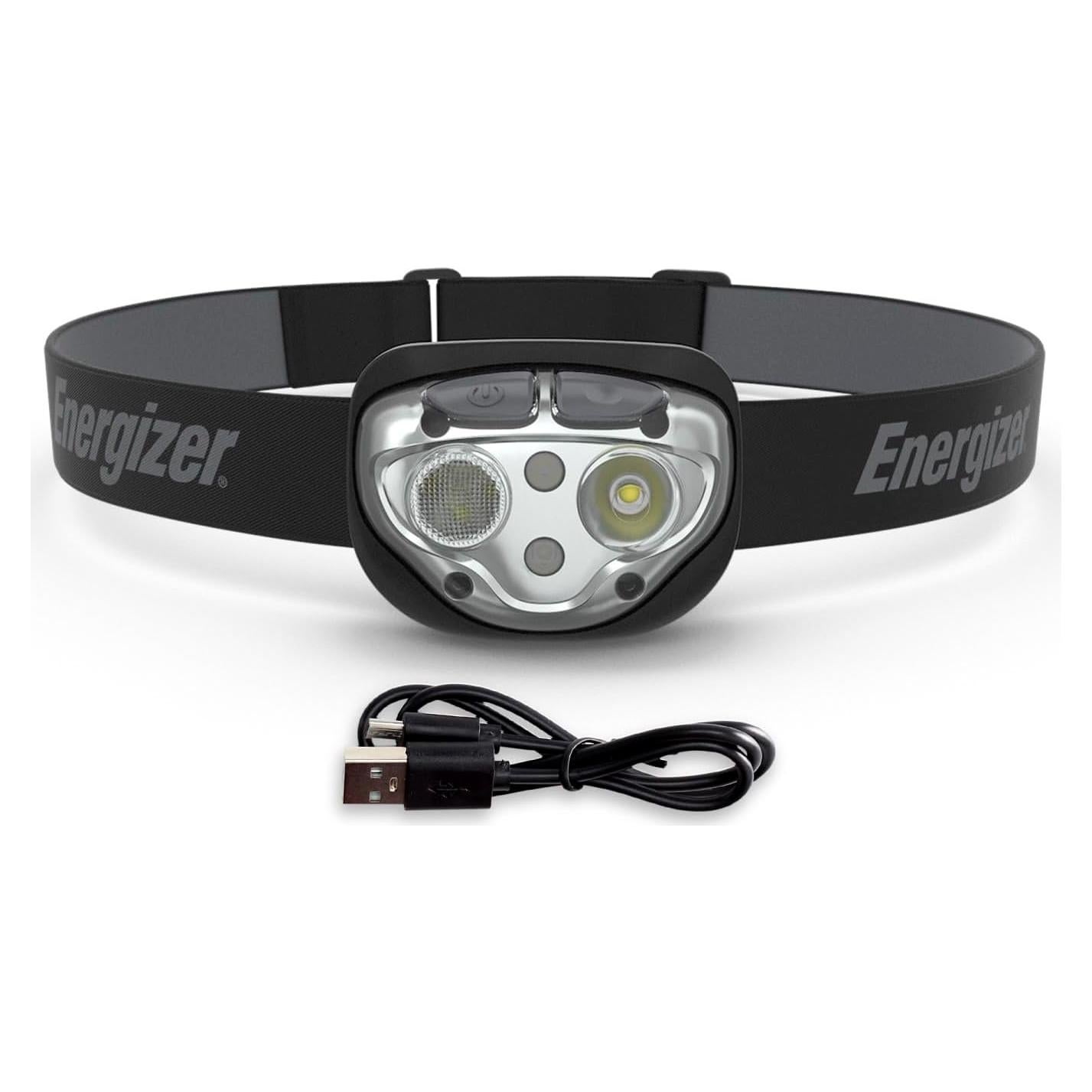 Linterna Frontal Recargable Energizer Pro400, 400 Lúmenes, IPX4