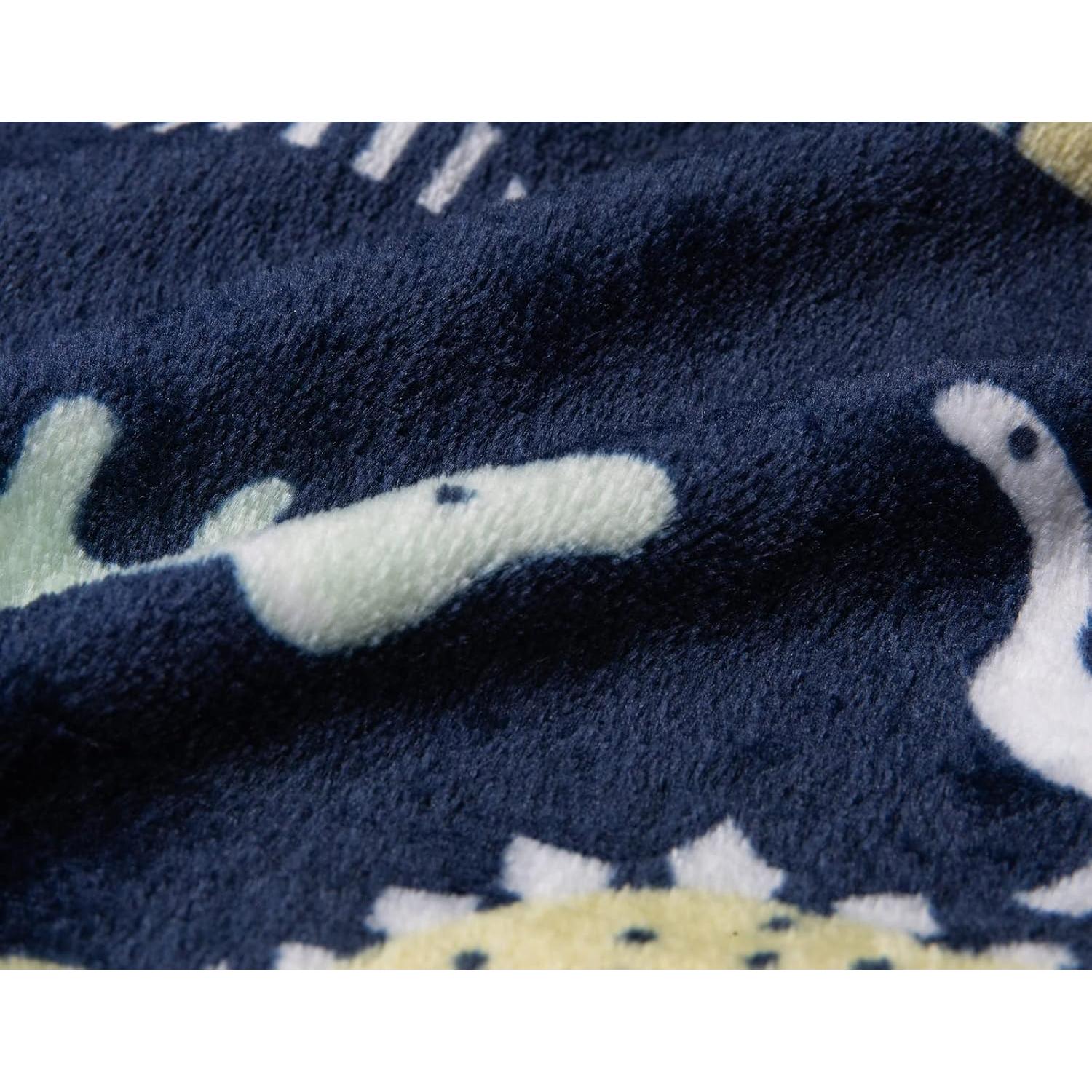 Bata de Baño para Niñas Cartoon Dinodaur con Capucha 2-3T