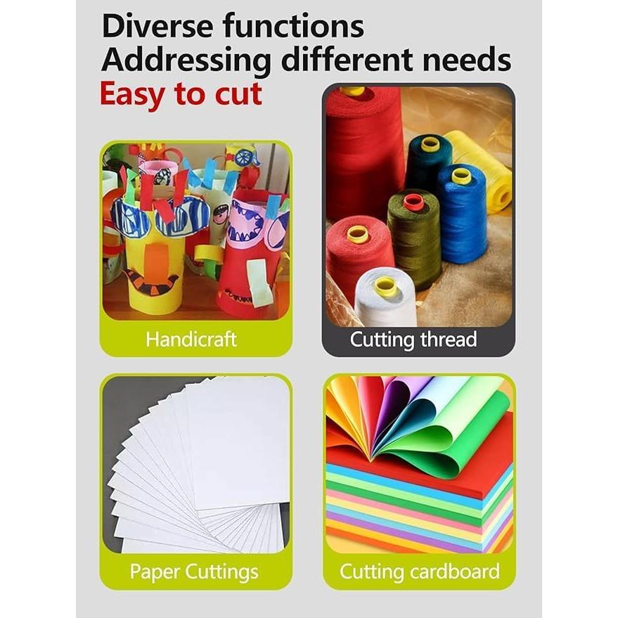 Tijeras de Seguridad para Niños ANJOBIBI 3-Pack Azul Bebé