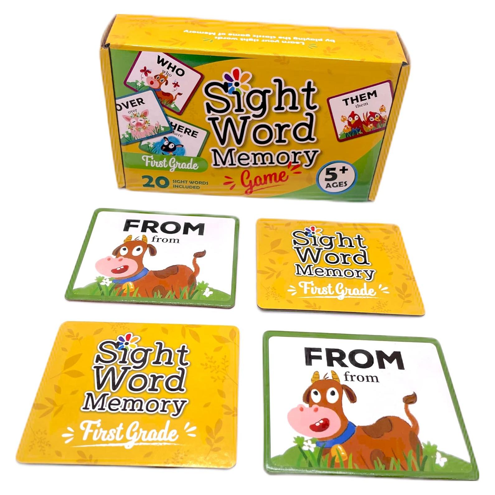 Juego de Memoria de Palabras de Vista Urban Supply Co - 40 Piezas