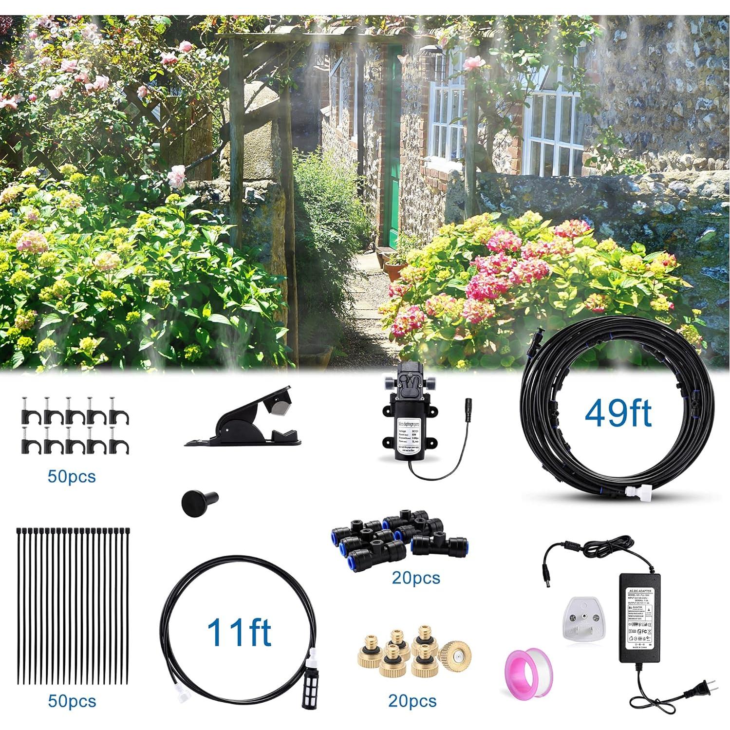 Sistema de Enfriamiento por Nebulización Mornajina 15M con Bomba