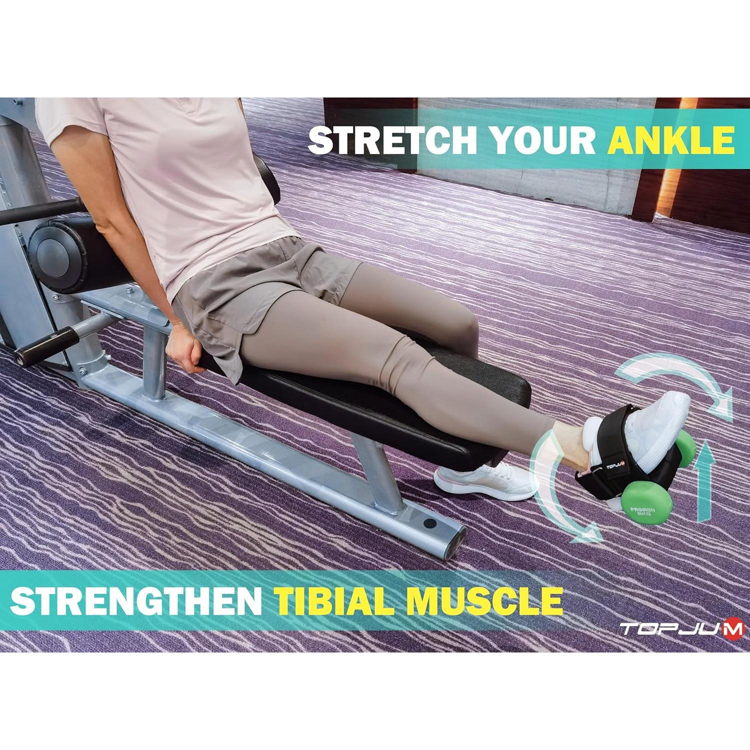 Accesorio de Pie para Mancuernas TOPJUM - Entrenamiento de Piernas