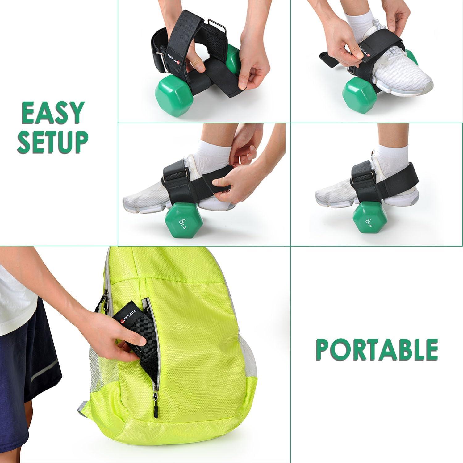 Accesorio de Pie para Mancuernas TOPJUM - Entrenamiento de Piernas