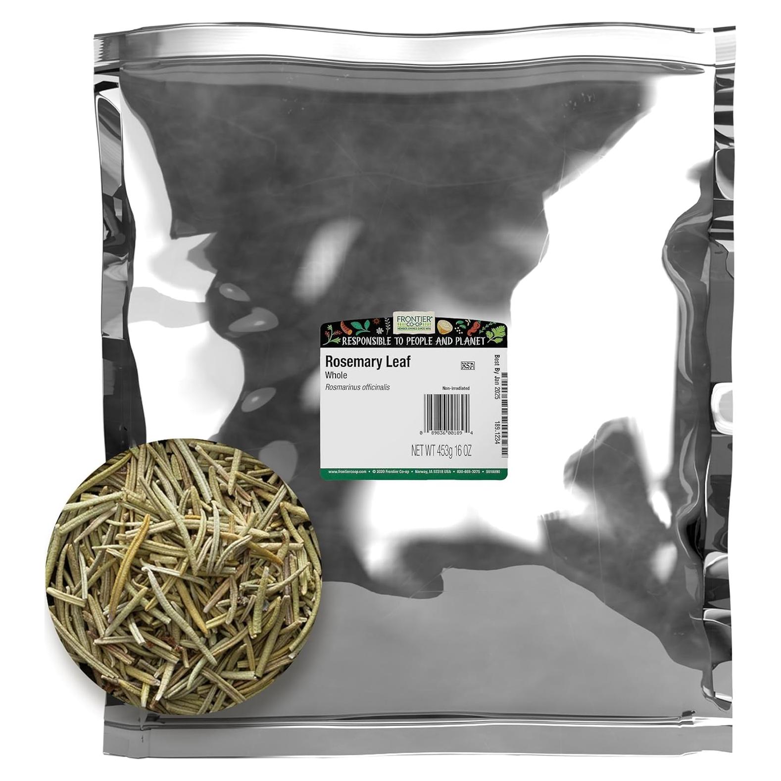 Hoja de Romero Fancy Frontier Co-op 450g a Granel Kosher