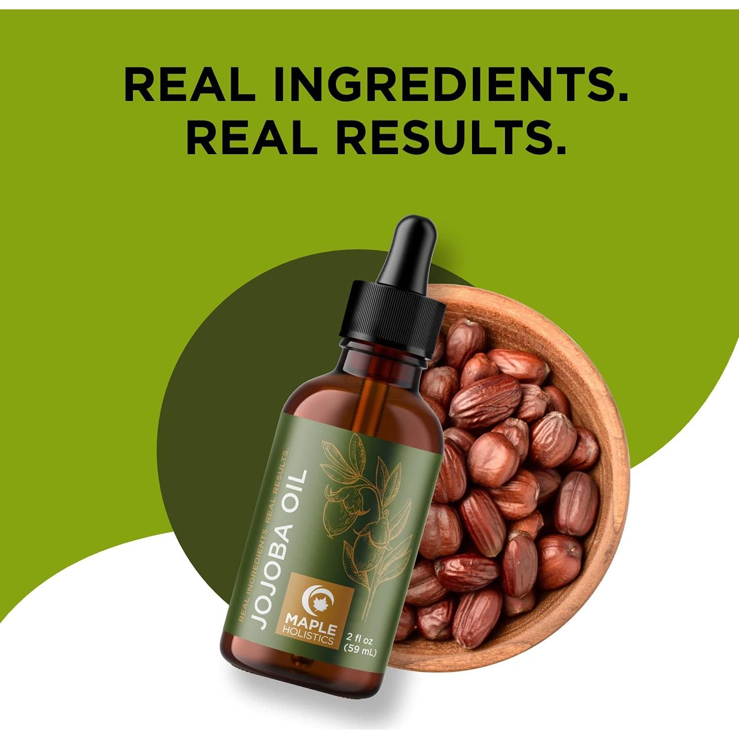 Juego de Aceite Esencial de Romero y Jojoba Maple Holistics