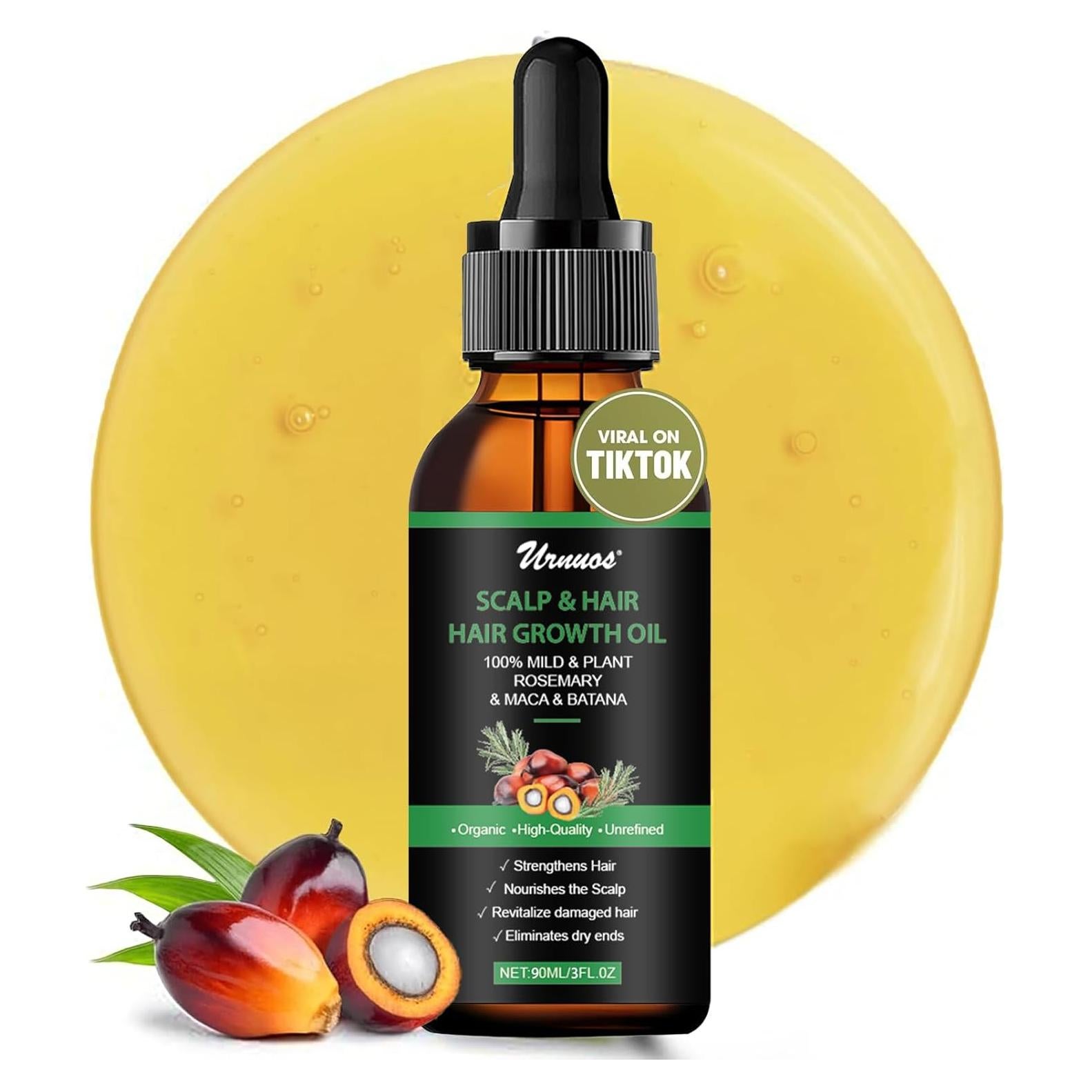 Aceite de Batana Orgánico Urnuos 29.57 ml - Crecimiento Capilar