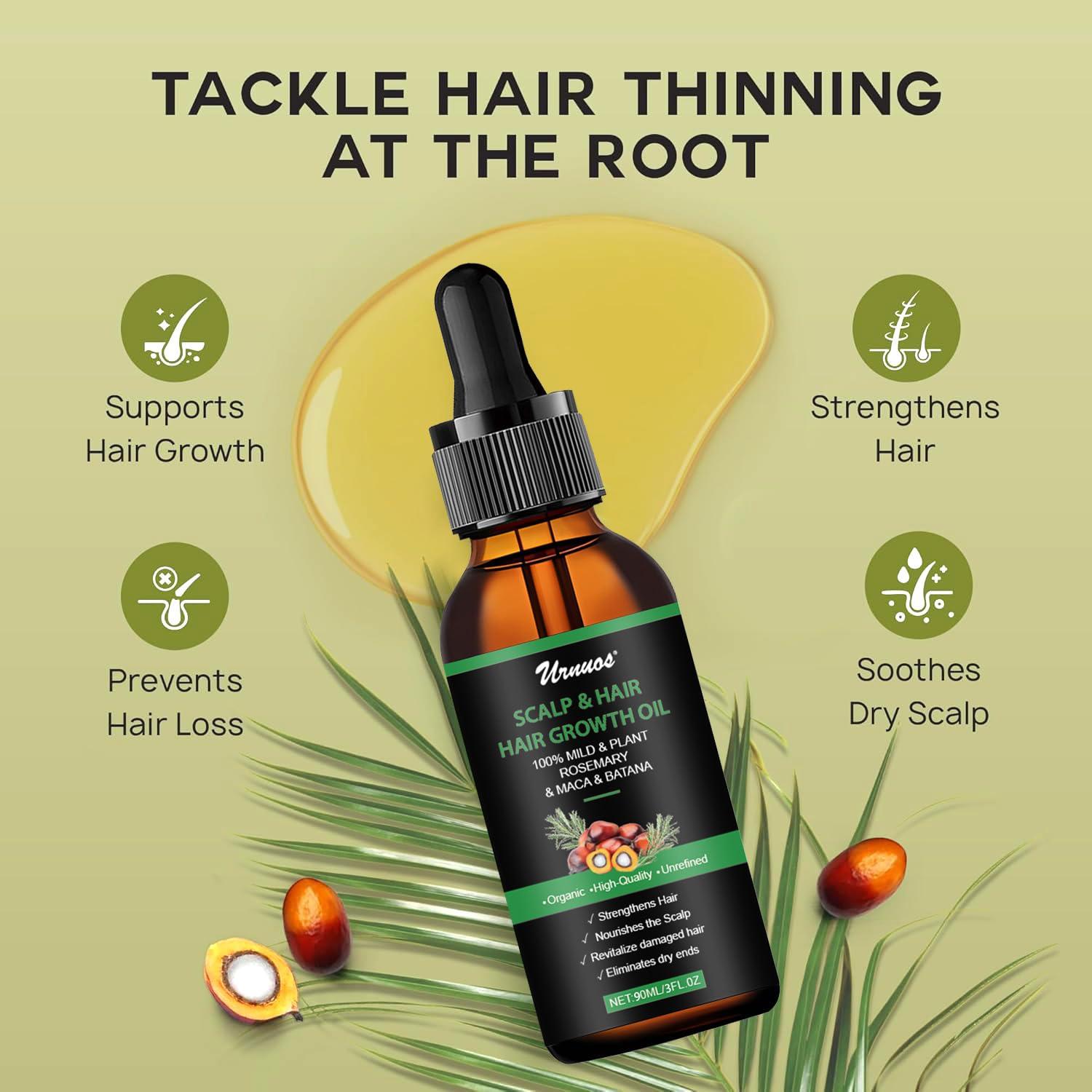 Aceite de Batana Orgánico Urnuos 29.57 ml - Crecimiento Capilar