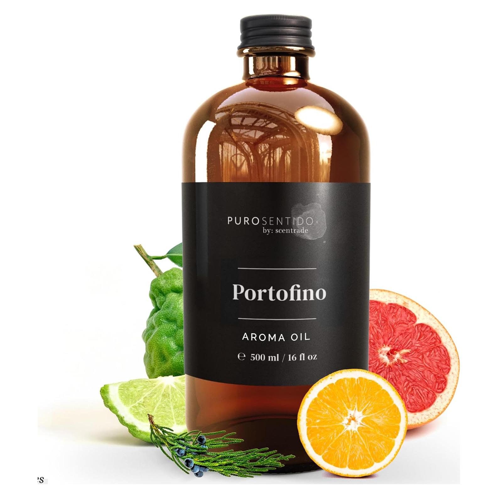 Aceite Aromático PuroSentido Portofino 500 ml - Limón, Romero y Almizcle