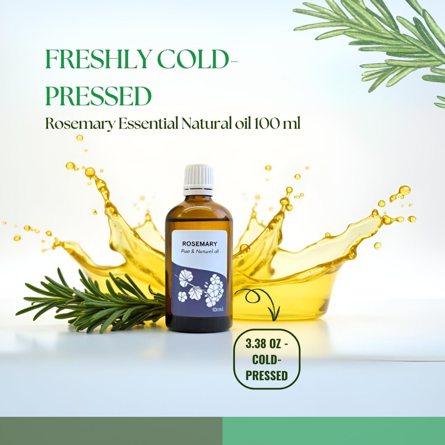 Aceite Esencial de Romero Puro Roots & Above 100 ml - Cuidado Facial y Capilar