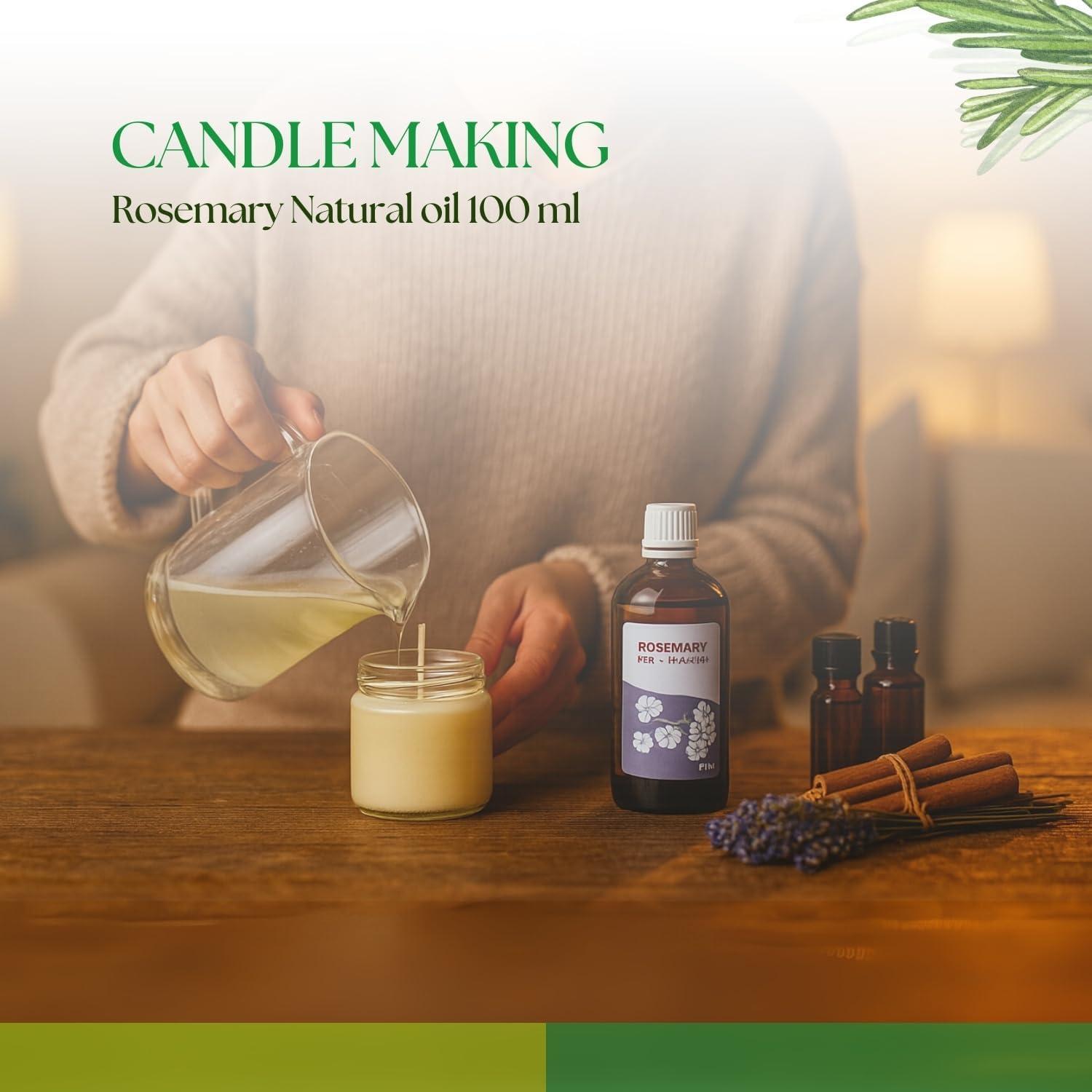 Aceite Esencial de Romero Puro Roots & Above 100 ml - Cuidado Facial y Capilar