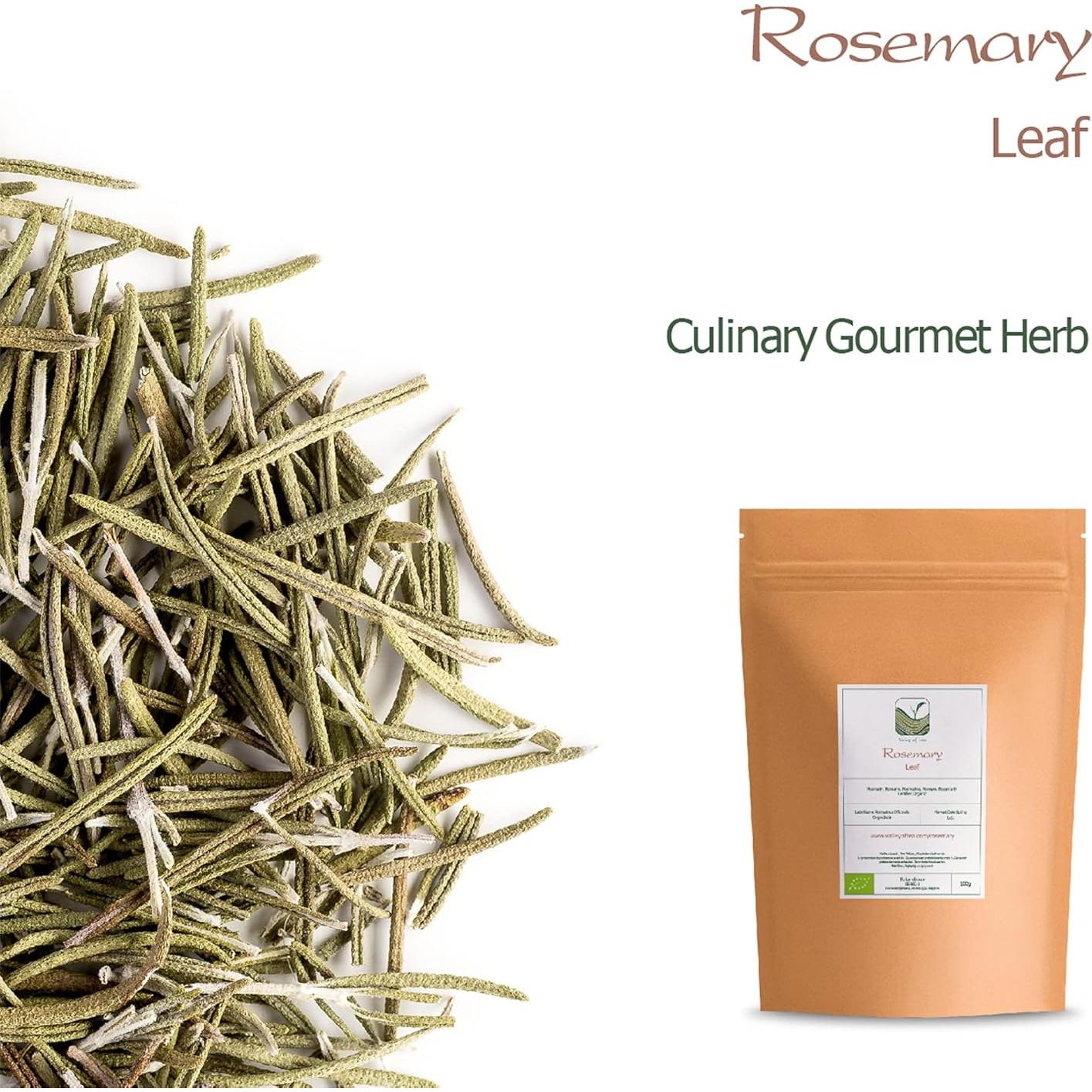 Romero Orgánico Gourmet Valley of Tea - 100g - Hierbas Secas