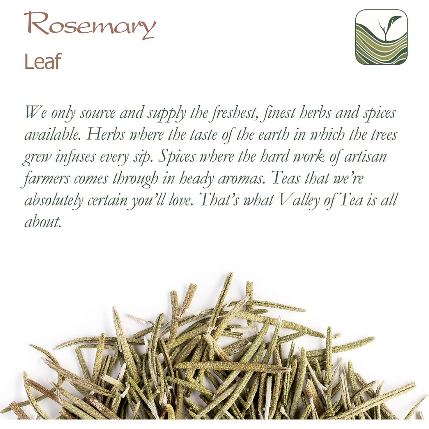 Romero Orgánico Gourmet Valley of Tea - 100g - Hierbas Secas