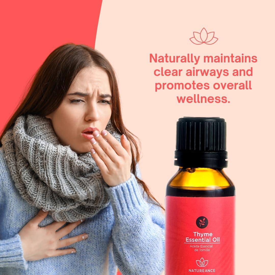Aceite Esencial de Tomillo Natureance 15 mL 100% Puro Terapéutico