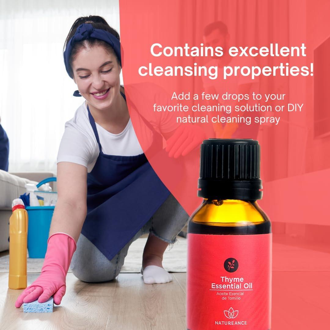 Aceite Esencial de Tomillo Natureance 15 mL 100% Puro Terapéutico