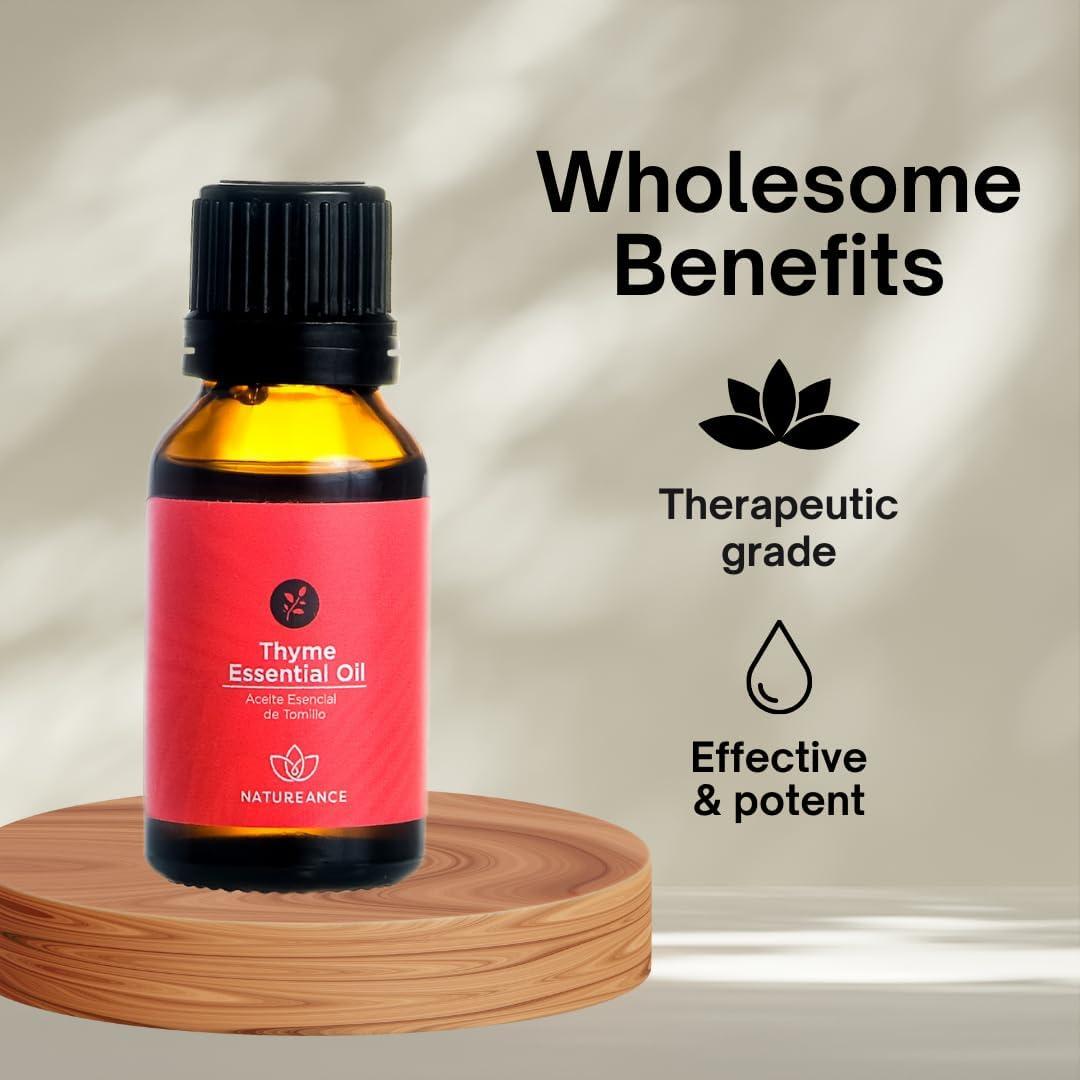 Aceite Esencial de Tomillo Natureance 15 mL 100% Puro Terapéutico