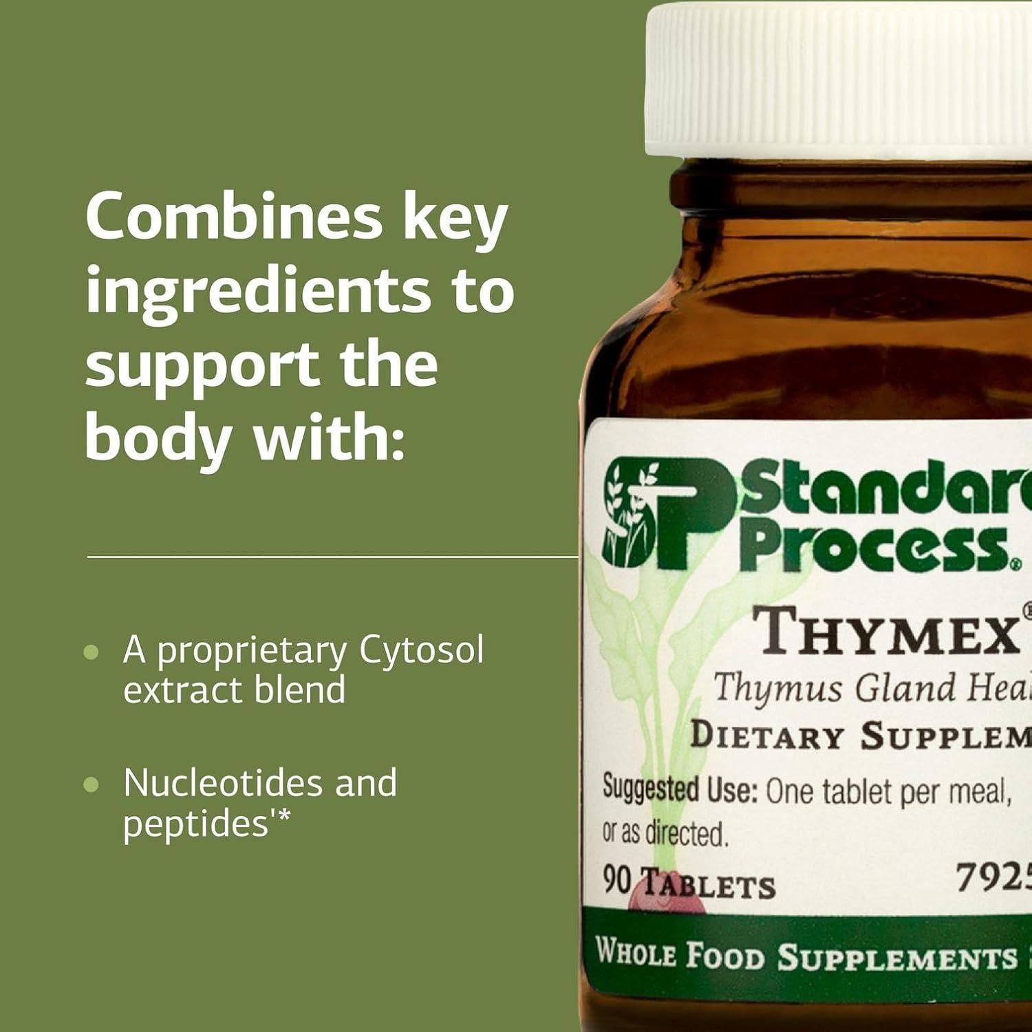 Suplemento de Timo Standard Process Thymex 90 Tabletas